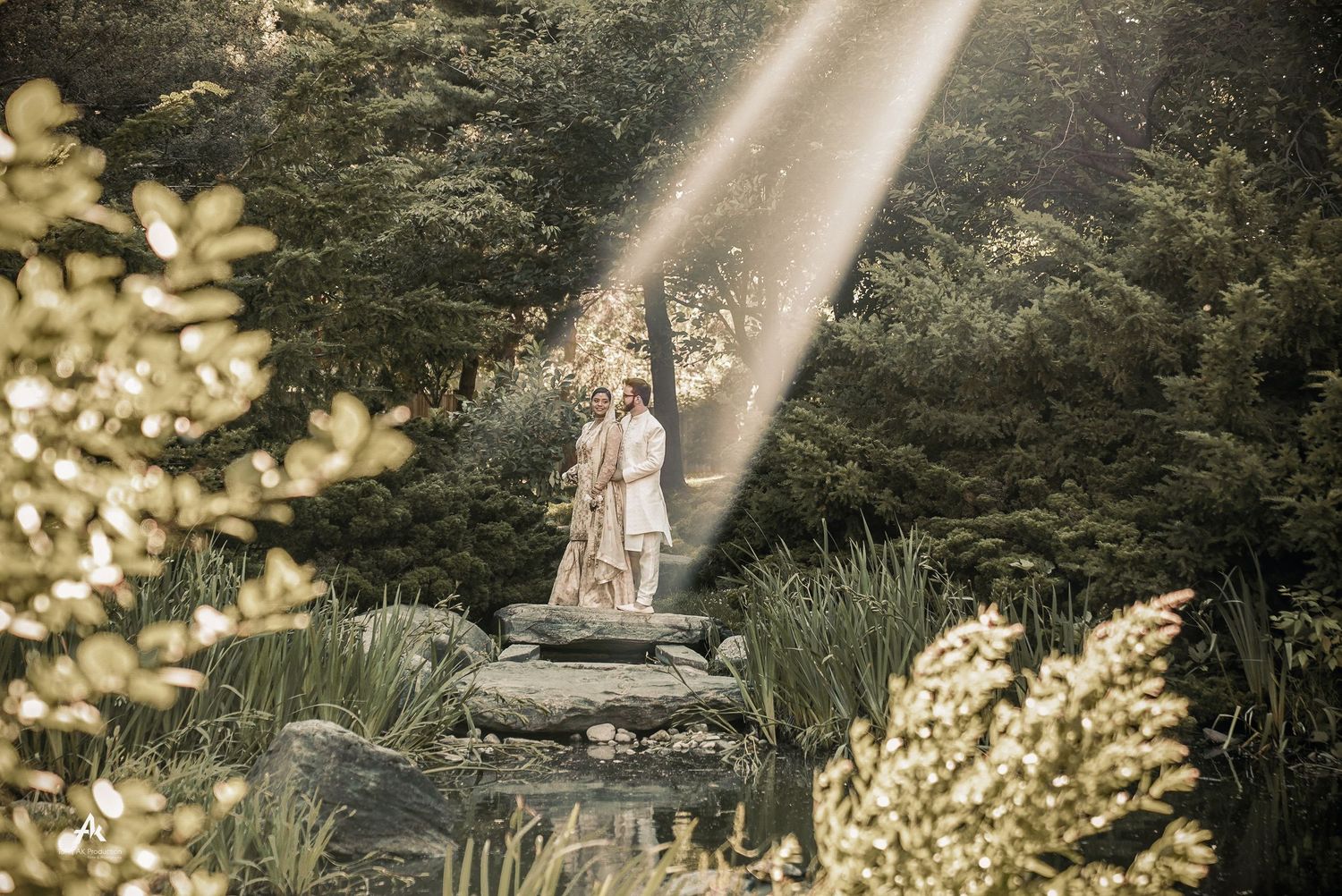 Romantic stroll captured in downtown Toronto, featuring iconic city elements and golden hour lighting.