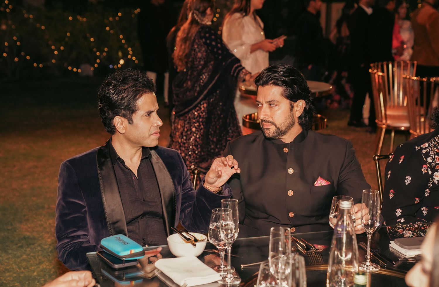 Indian Bollywood actors during the wedding season in UAE,  at The Palm Hotel Dubai