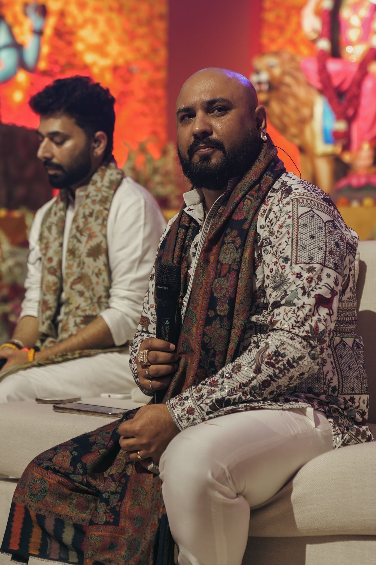 Pratik Bachan, best known by his stage name B Praak, is an Indian singer, spot at Pooja function at Dubai