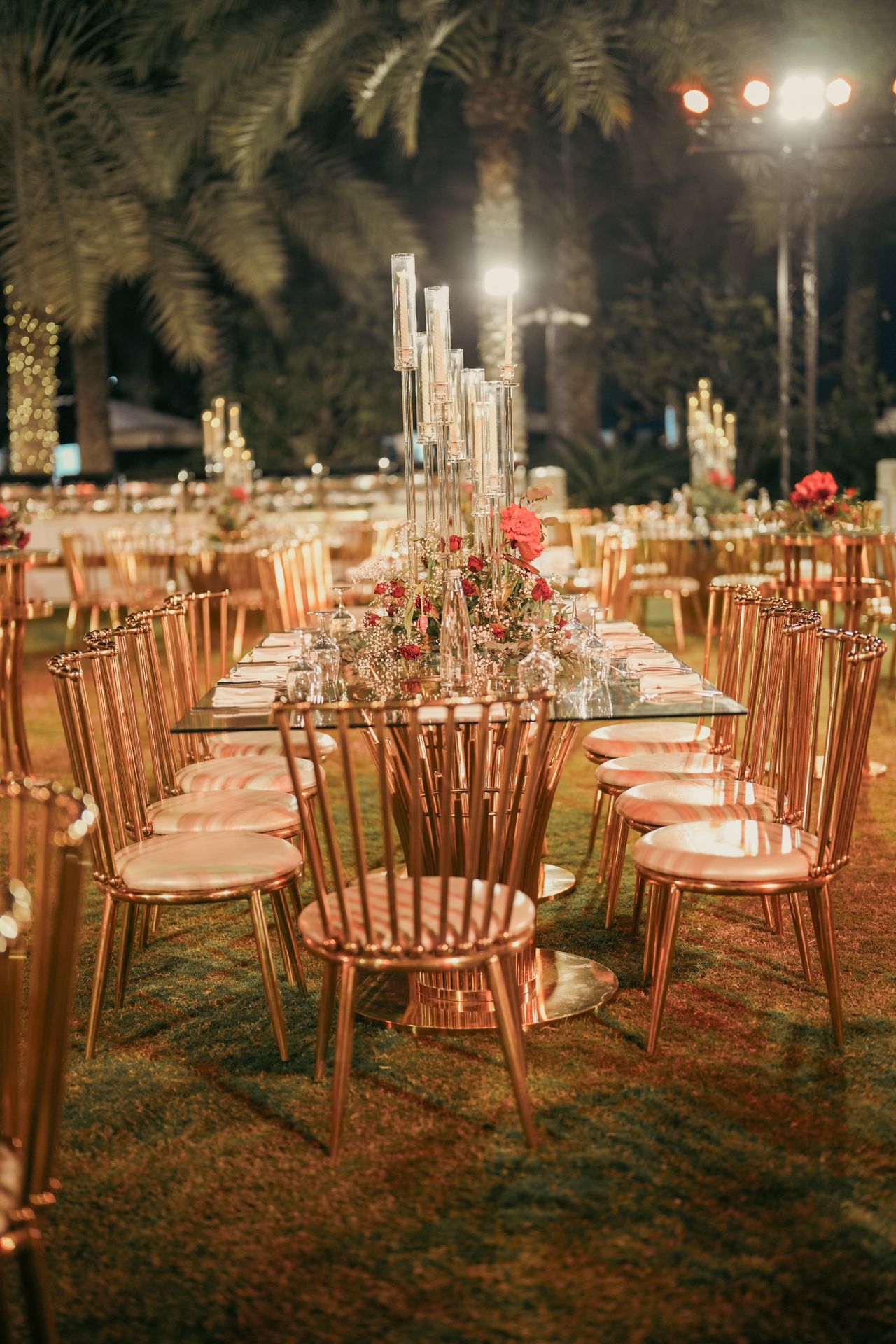This event at The Palm Jumera Dubai such a beautiful setup