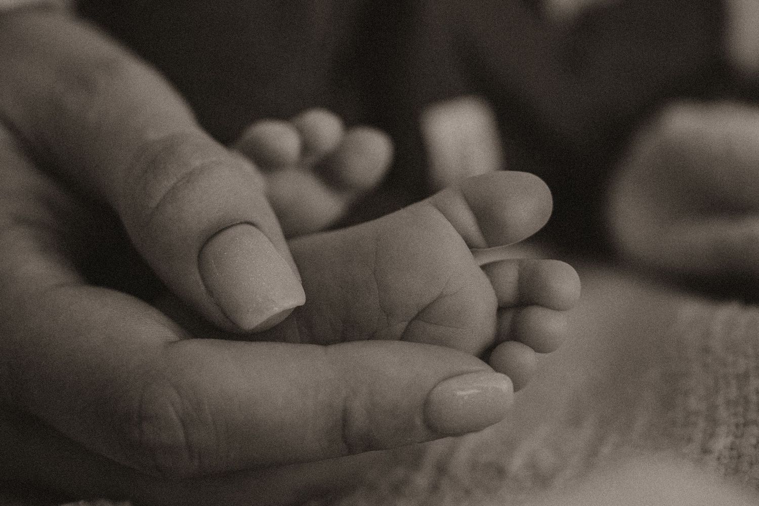 Newborn baby detail newborn shoot Gouda