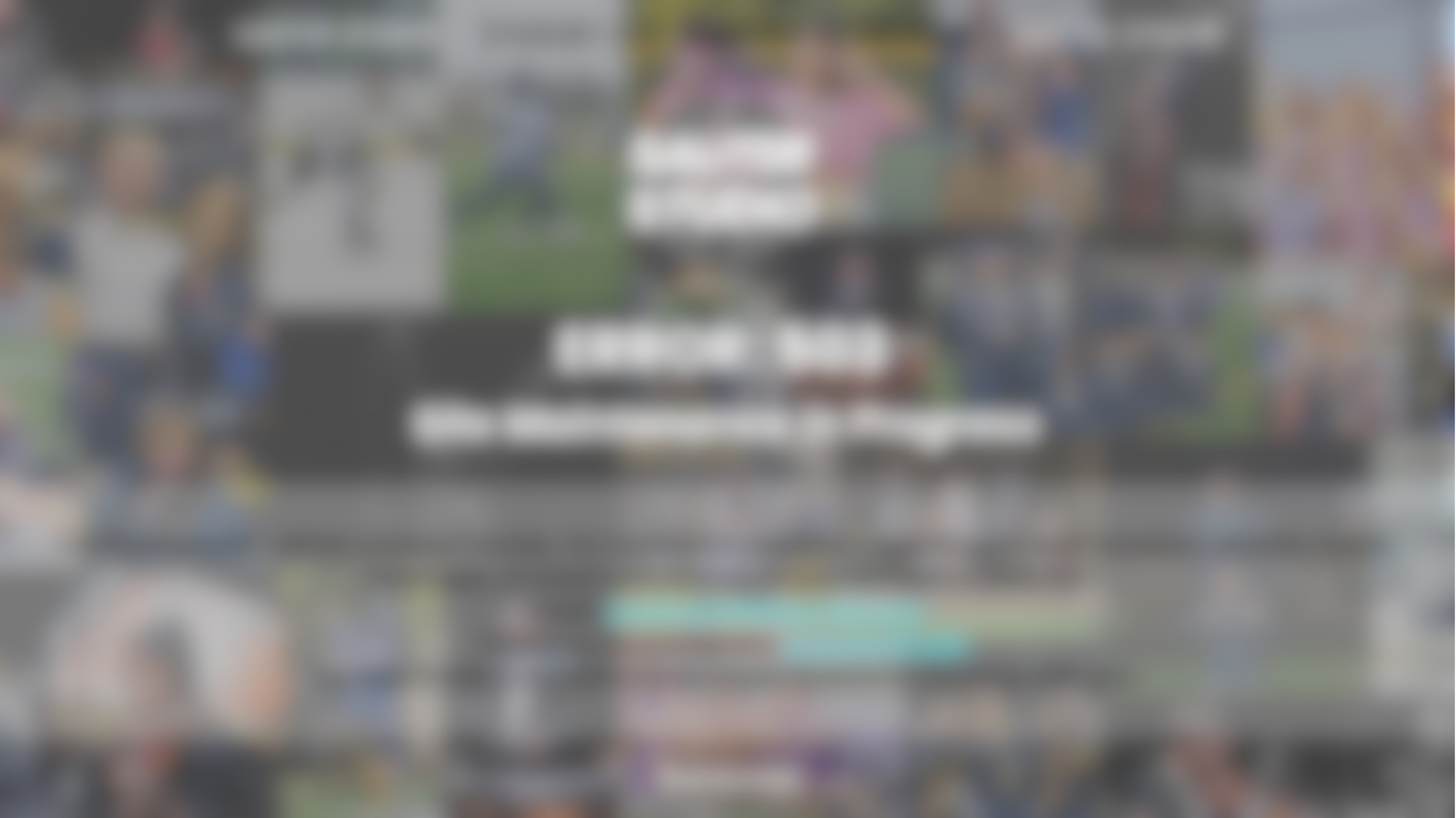 Collage of diverse images with bold text overlay reading Labor Day, The Newsroom in Progress.