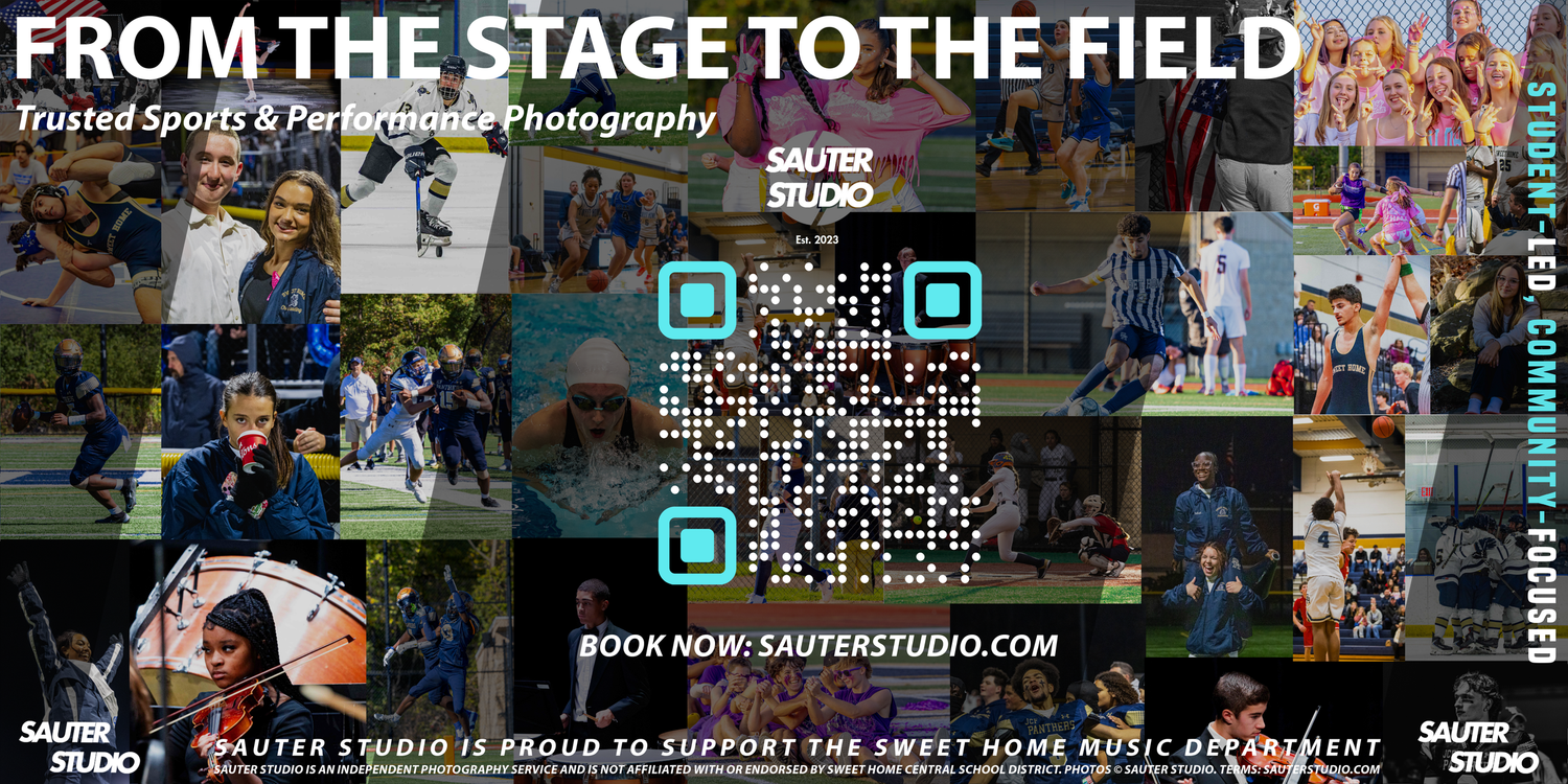 A collage of sports photography showing athletes in action during various games and performances on fields and stages.
