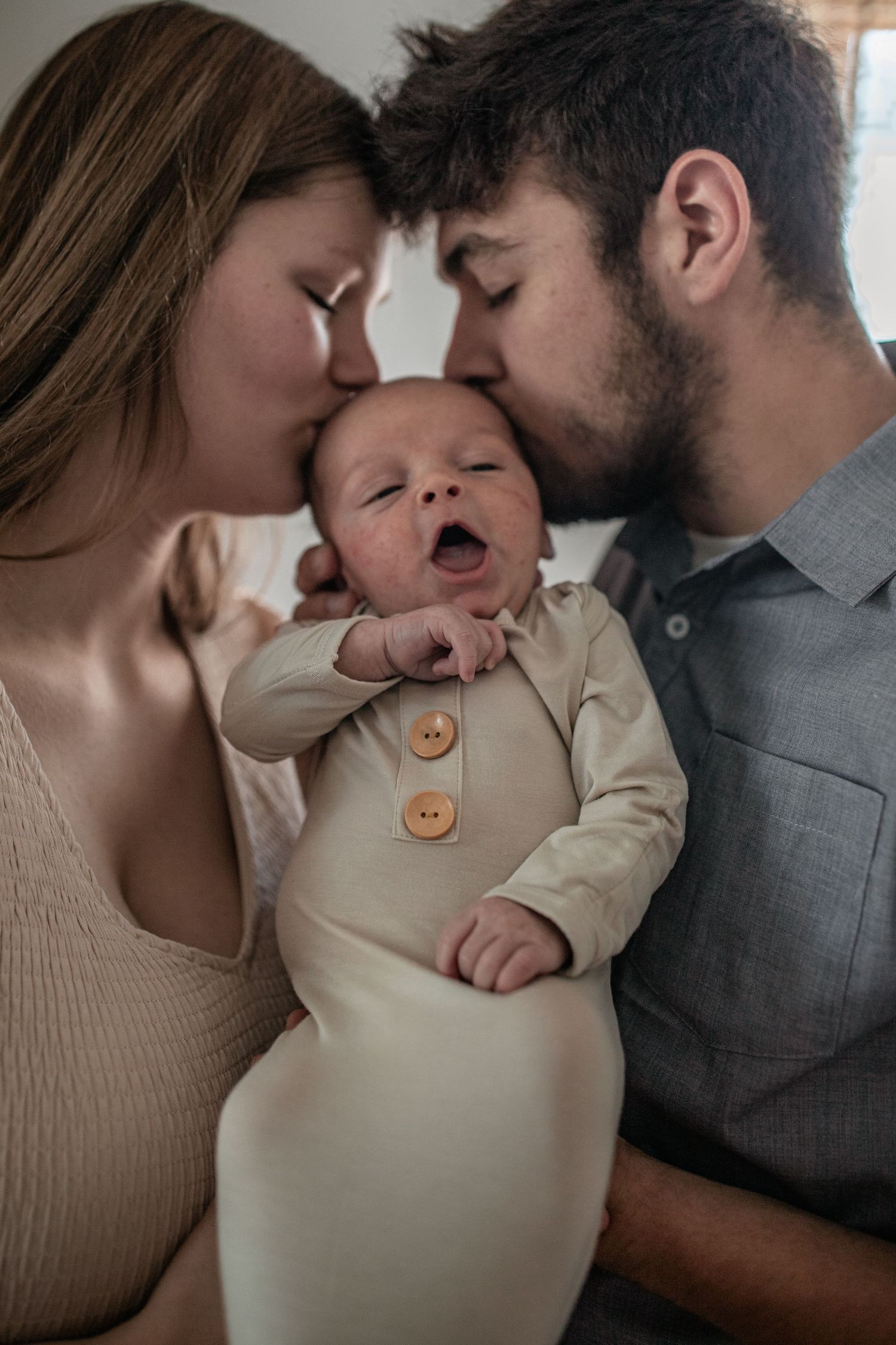 bold and emotional maternity, motherhood, family photography sessions in des moines, iowa