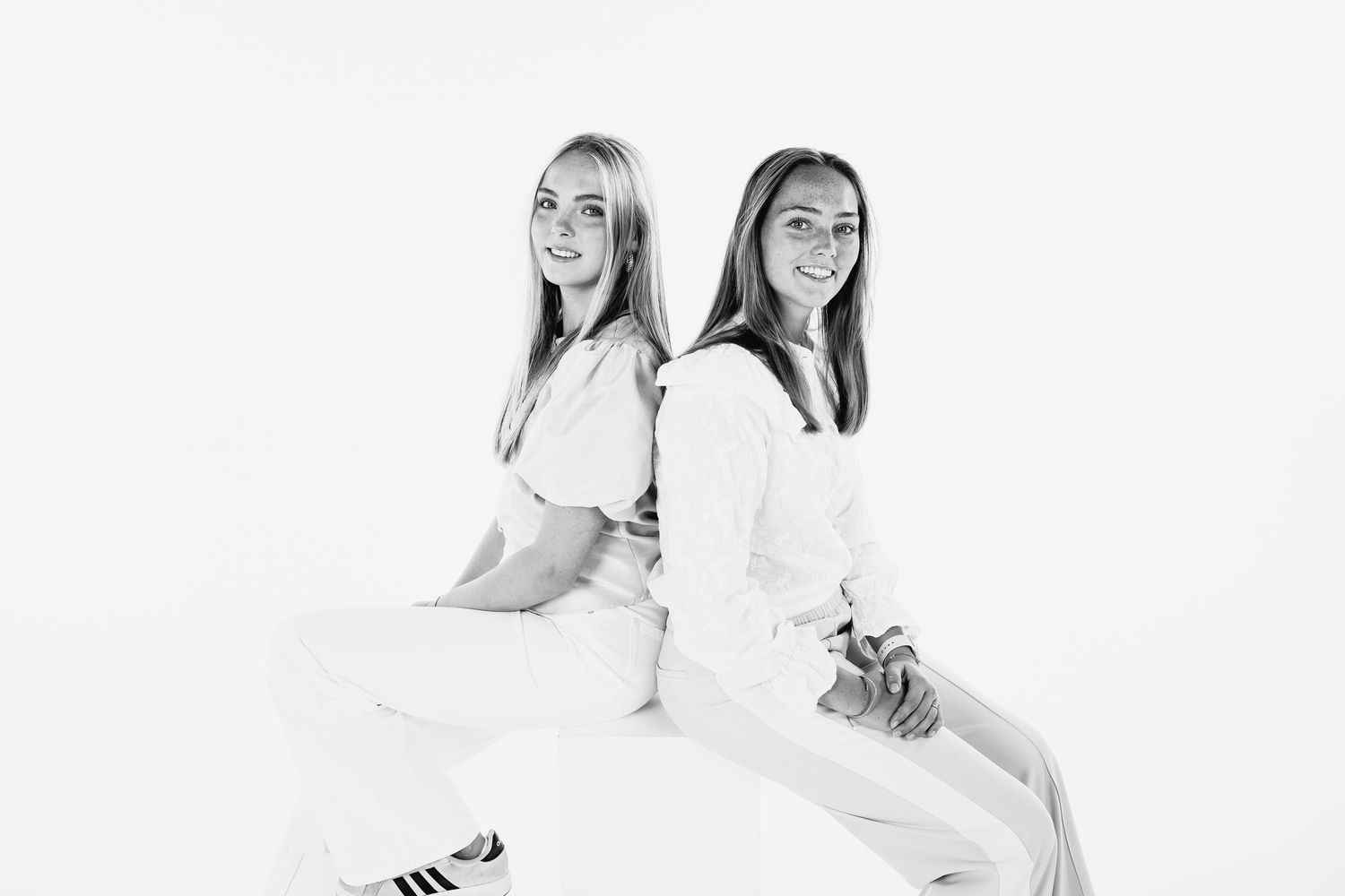 Artistic black and white portraits showing connection and emotion.