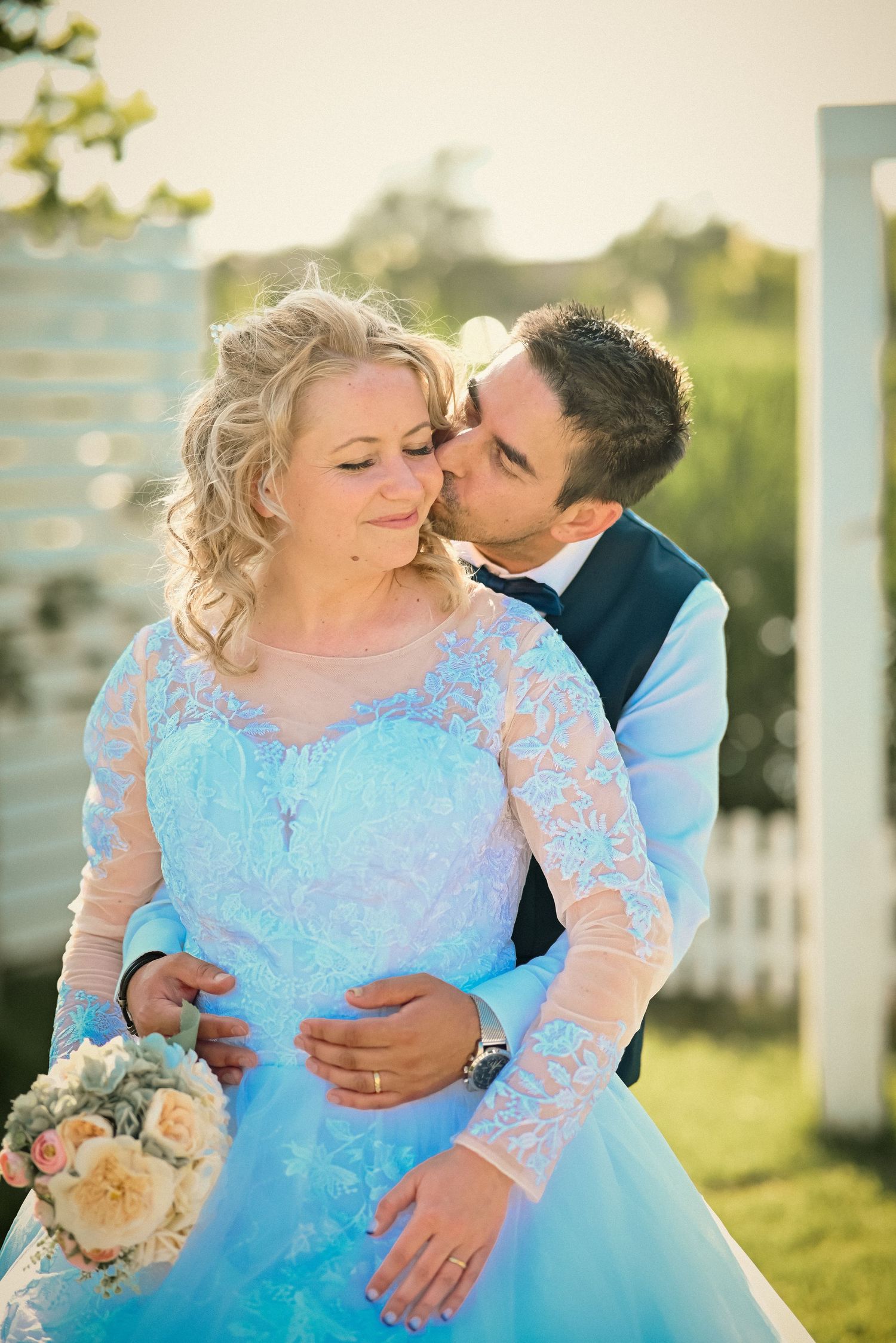 Bride and groom