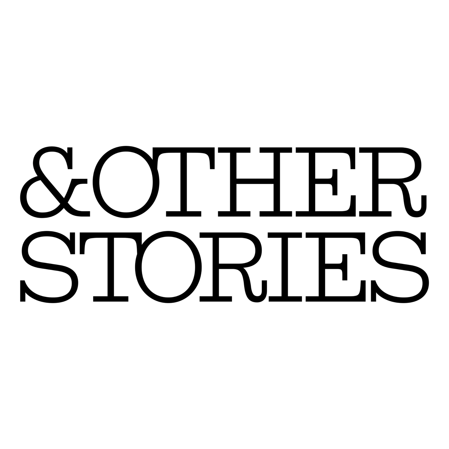 & Other Stories brand logo in bold black serif typography on white background.