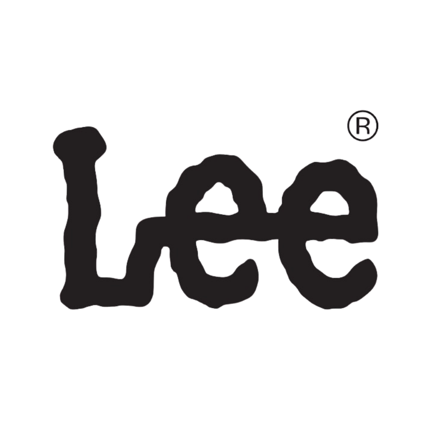 Lee brand logo featuring the iconic handwritten-style wordmark in black on a white background with registered trademark symbol.