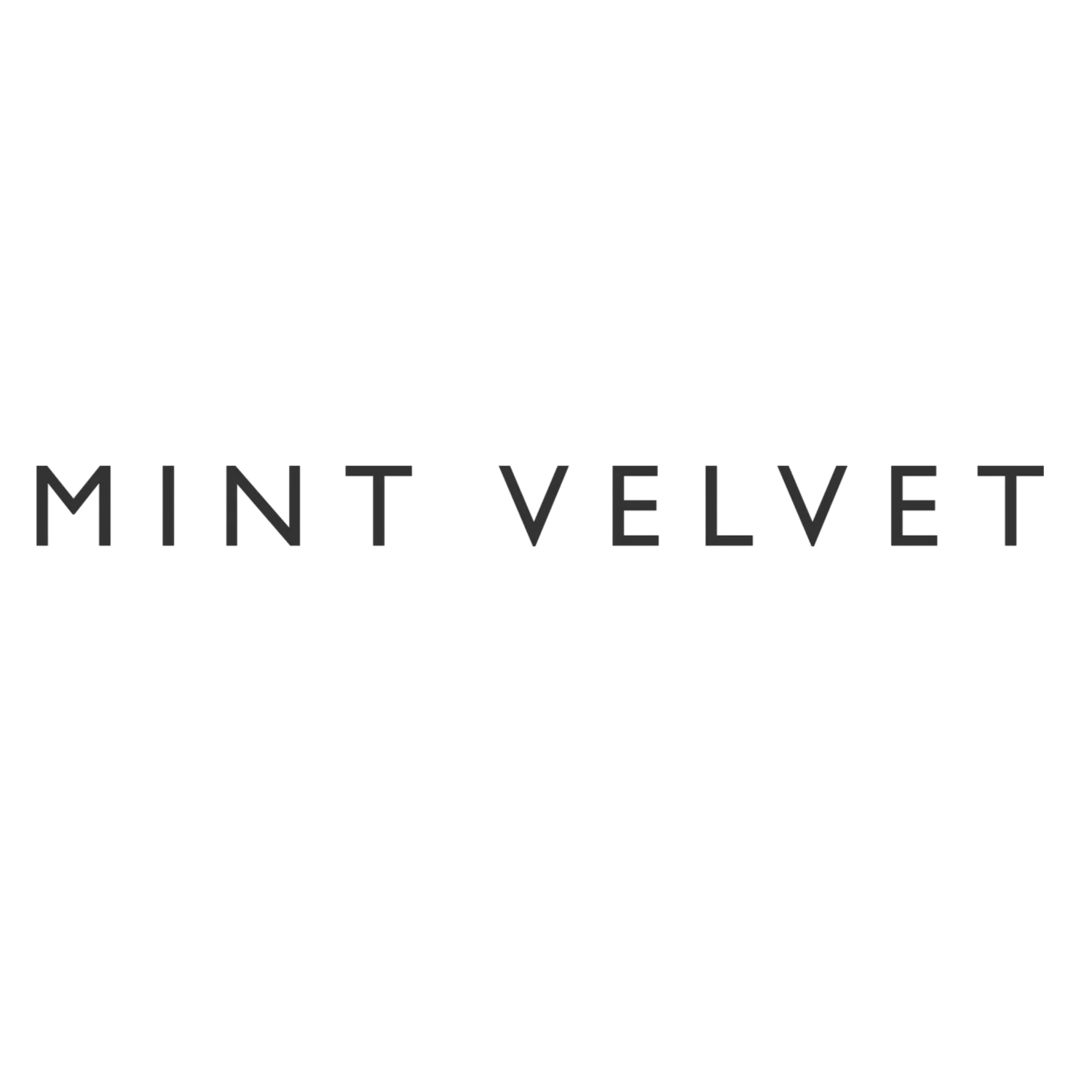 Mint Velvet logo in dark gray sans-serif font on white background.