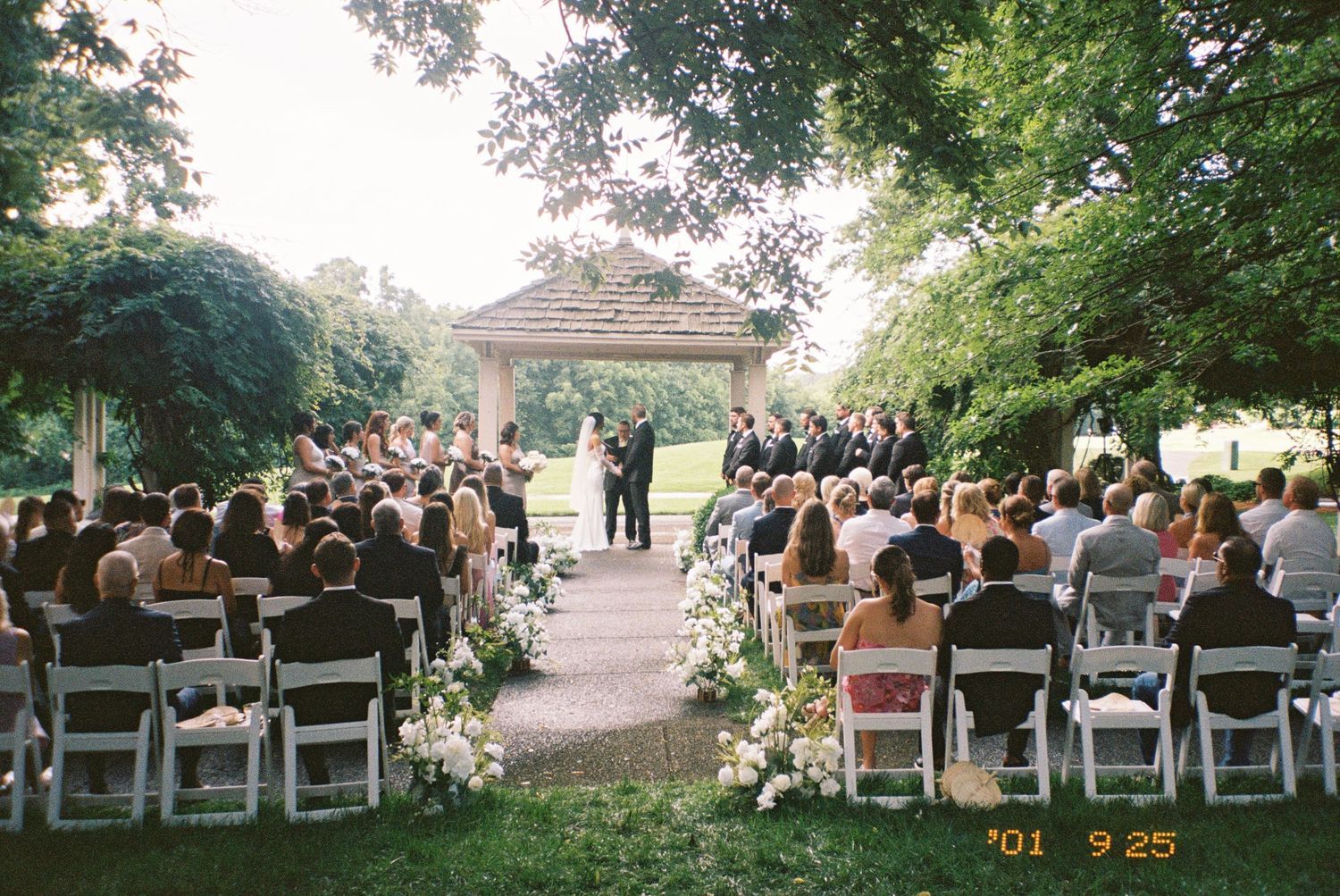 Nashville Outdoor Wedding Ceremony Film Photo