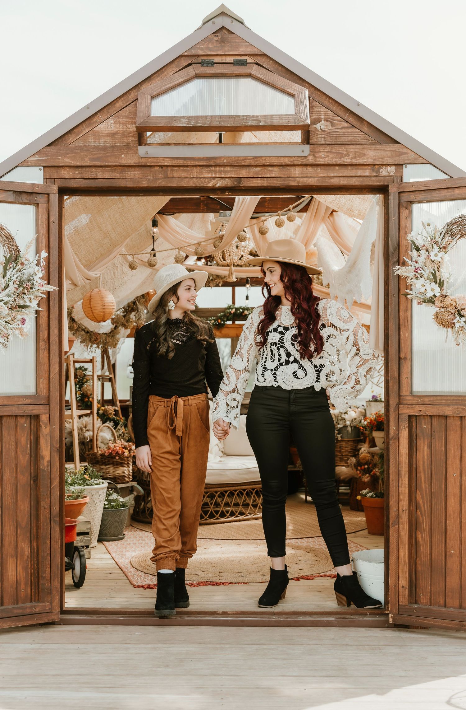 Mother daughter duo take on a timeless photo session with central il photographer