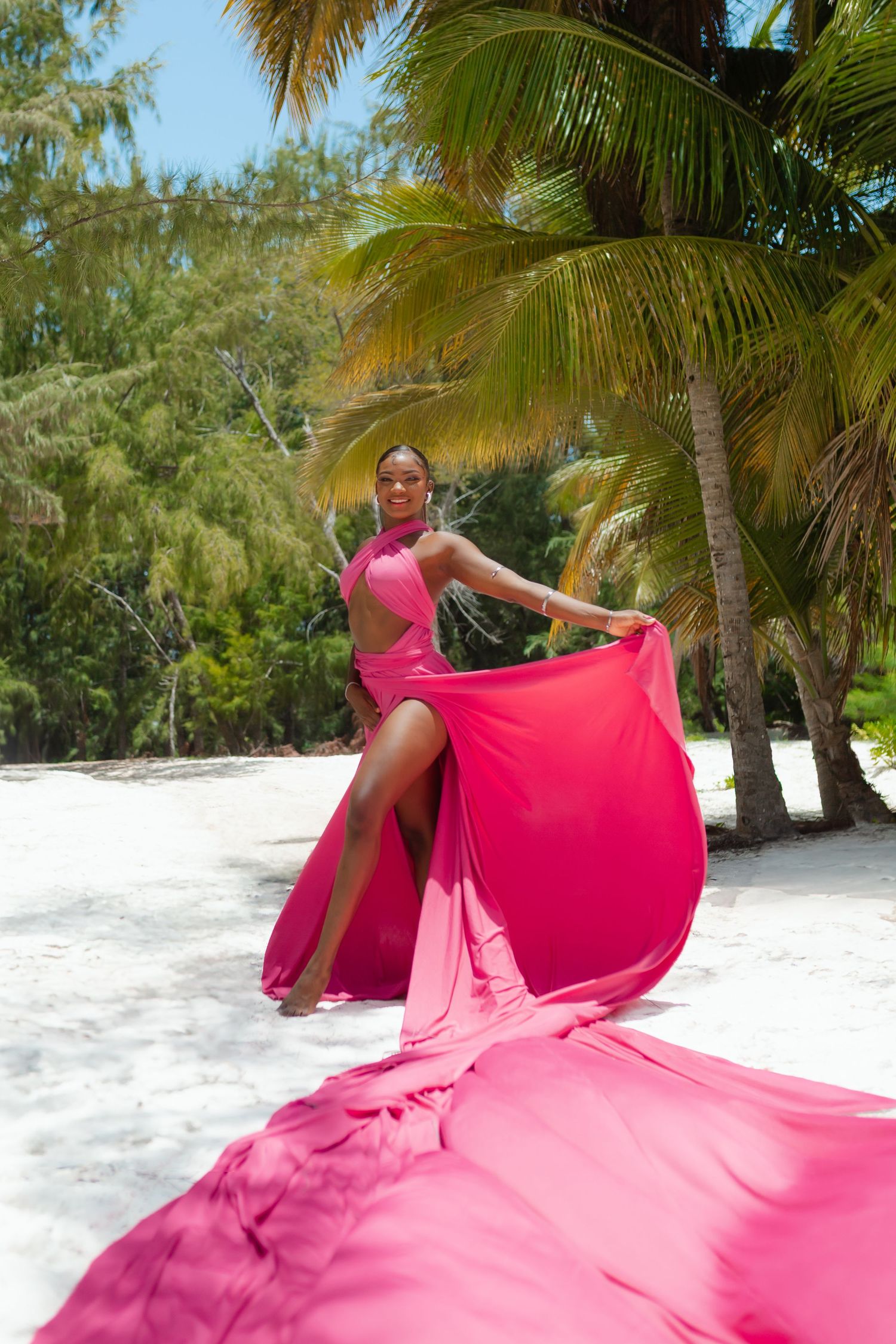 Flying dress Punta Cana, Photo session on the beach. For woman, couple, celebrate birthday,  anniversary