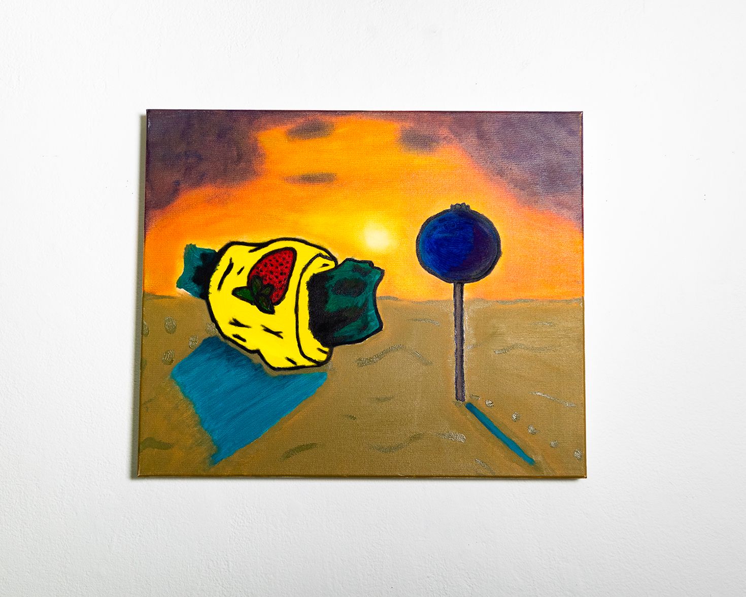 Oil painting on canvas of my interpretation of the song 