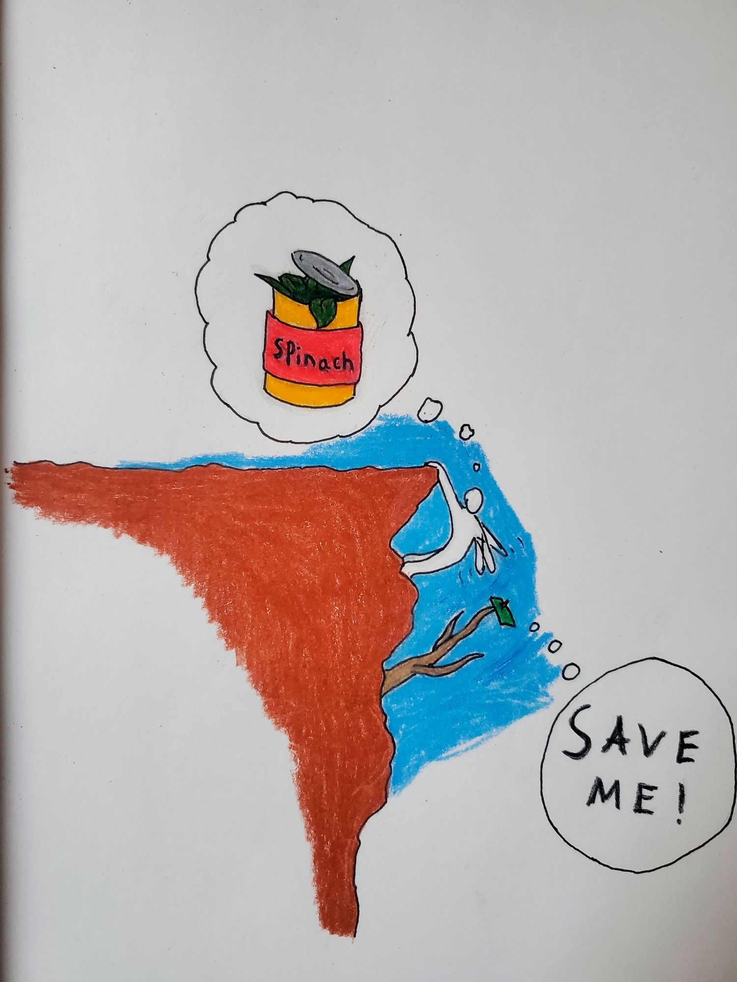 Capitalism and how far you will go to earn a buck. What do you need money for? Paper, pencil, pen, colored pencils.