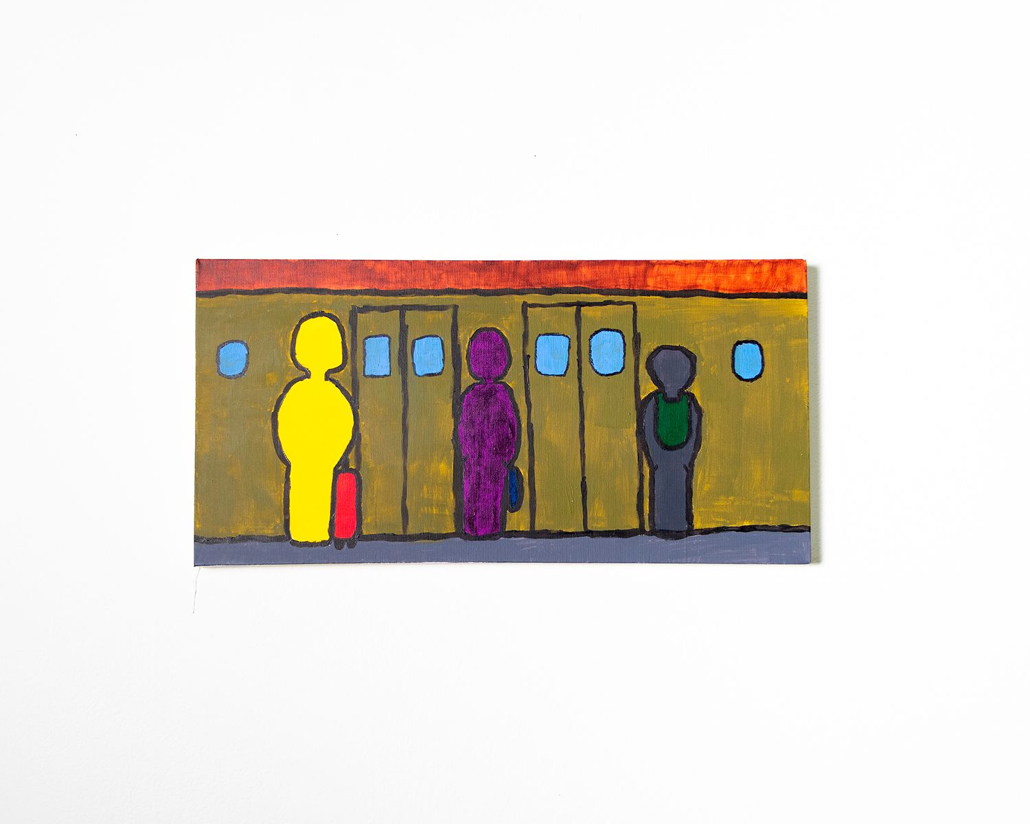 Oil painting of our thoughts on where to next in our lives.