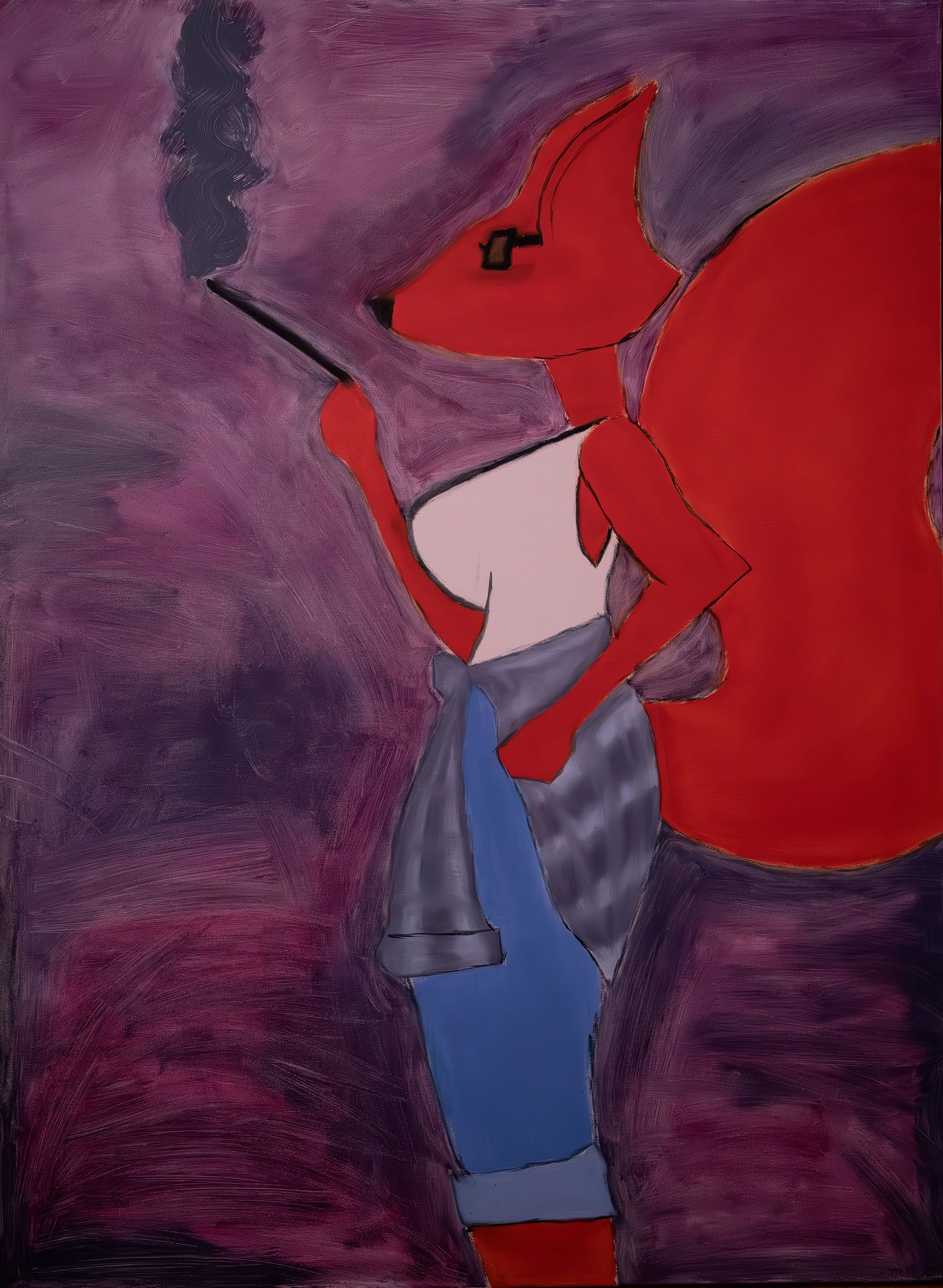 Oil on canvas of my interpretation of the song 