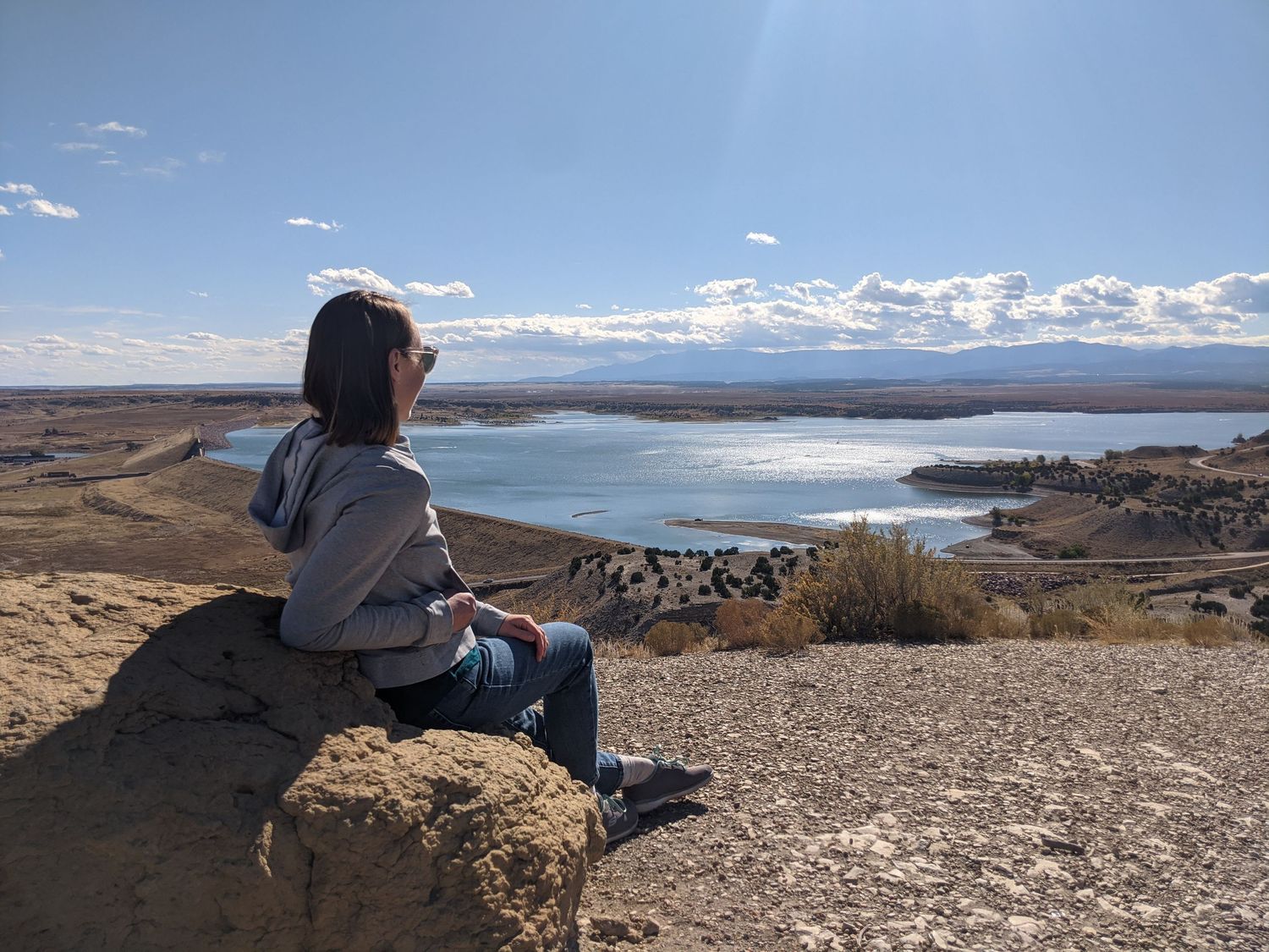 Overlook of lake