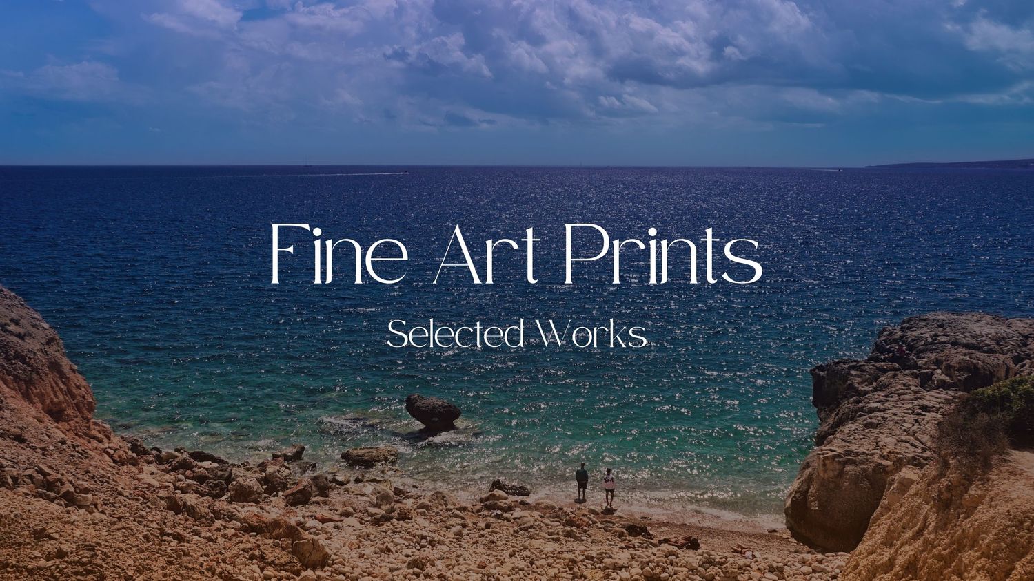 Spain – Punta des Grells - Mallorca – rocky coastal cliffs overlooking the Mediterranean Sea, photograph by Eduardo Bartoli