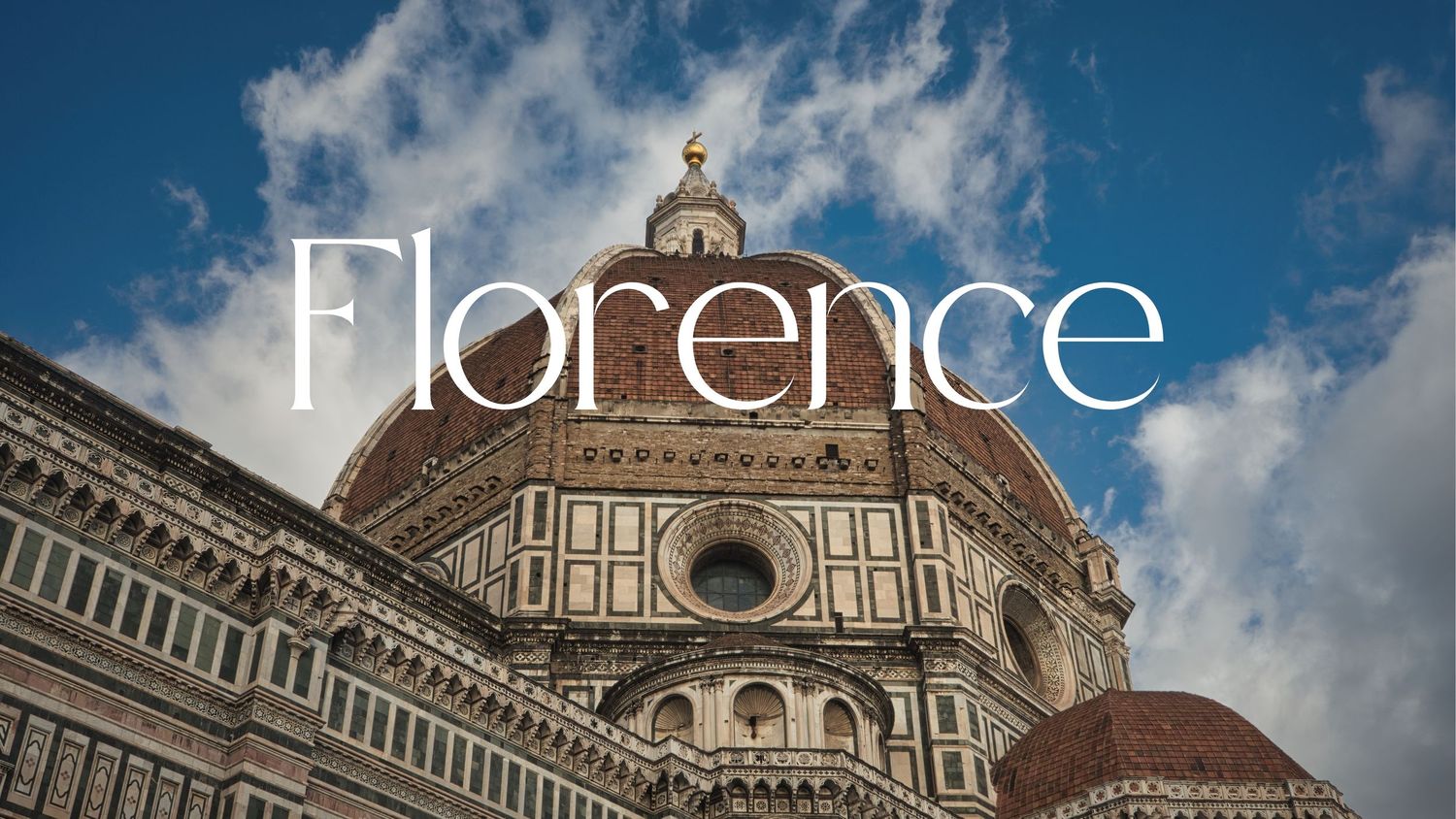 Italy – Brunelleschi’s Dome - Florence – view of Santa Maria del Fiore cupola rising over the city, photo by Eduardo Bartoli