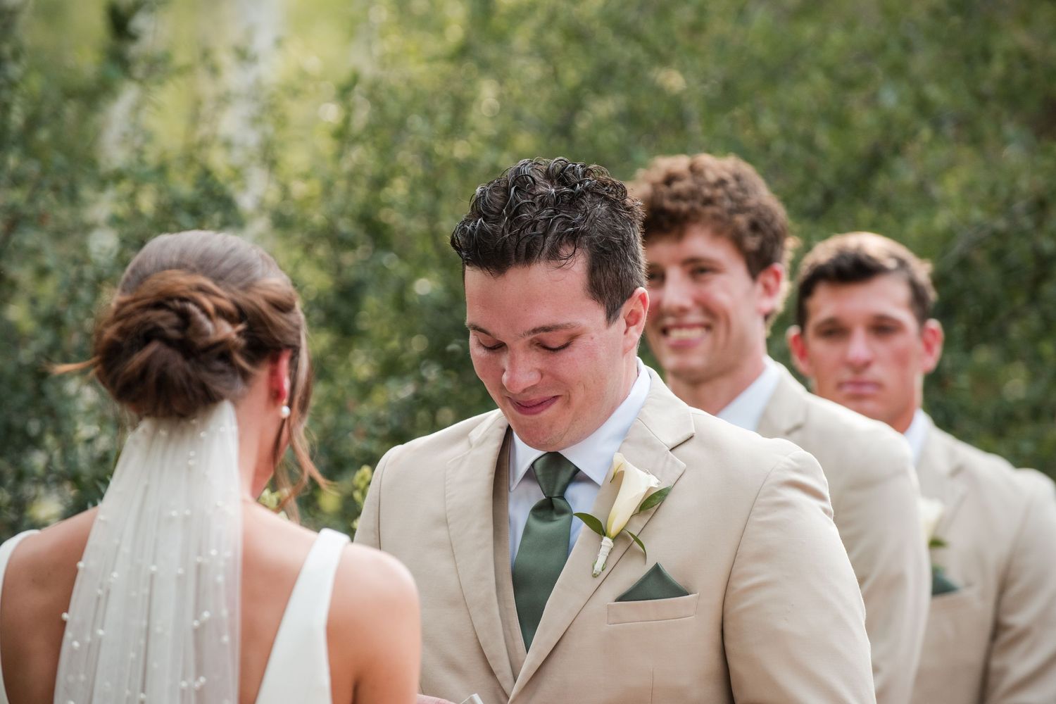 Wedding at the Donovan Pavilion in Vail Co, Ceremony, Mountain wedding. True-to-life, bright, and airy  photographer Angelice Cababller