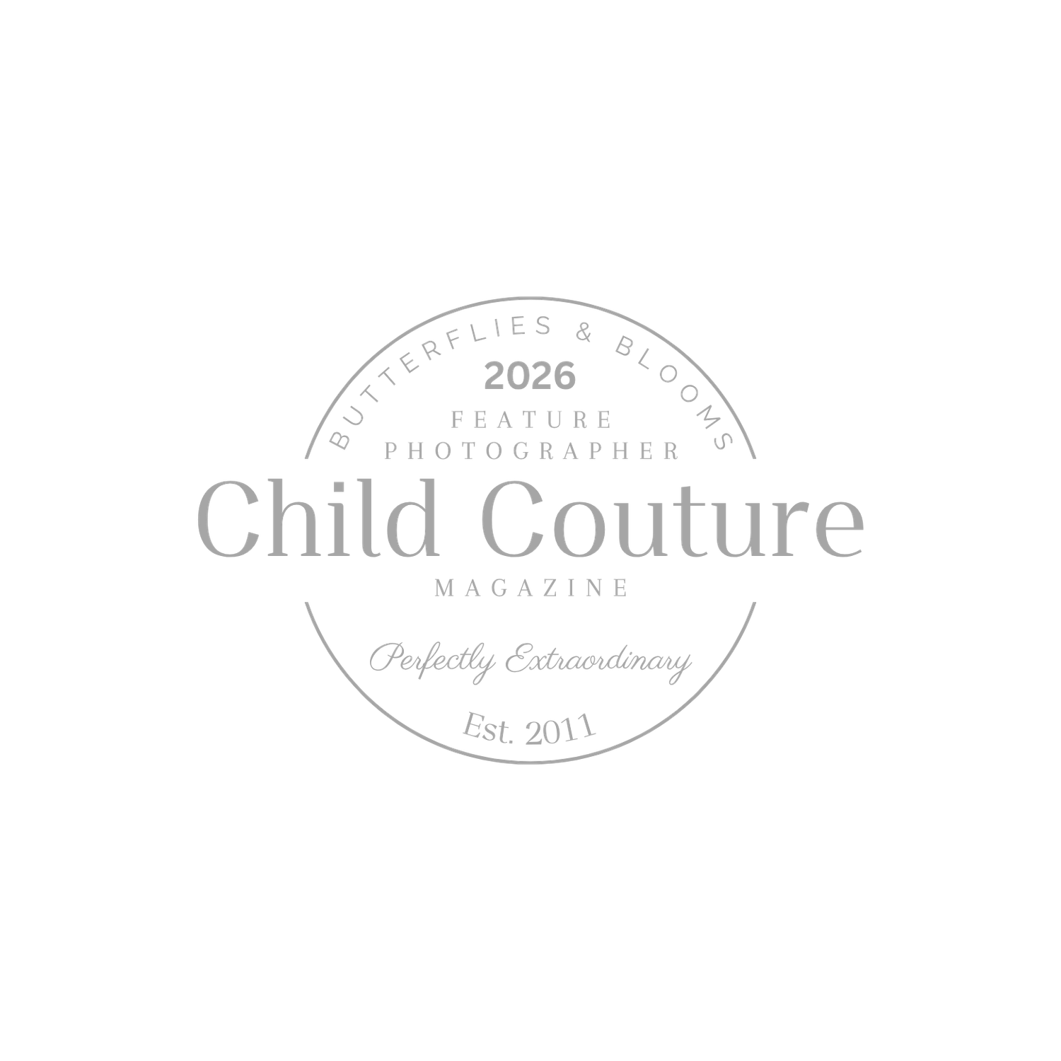 Child Couture feature Photographer Silver award- Print