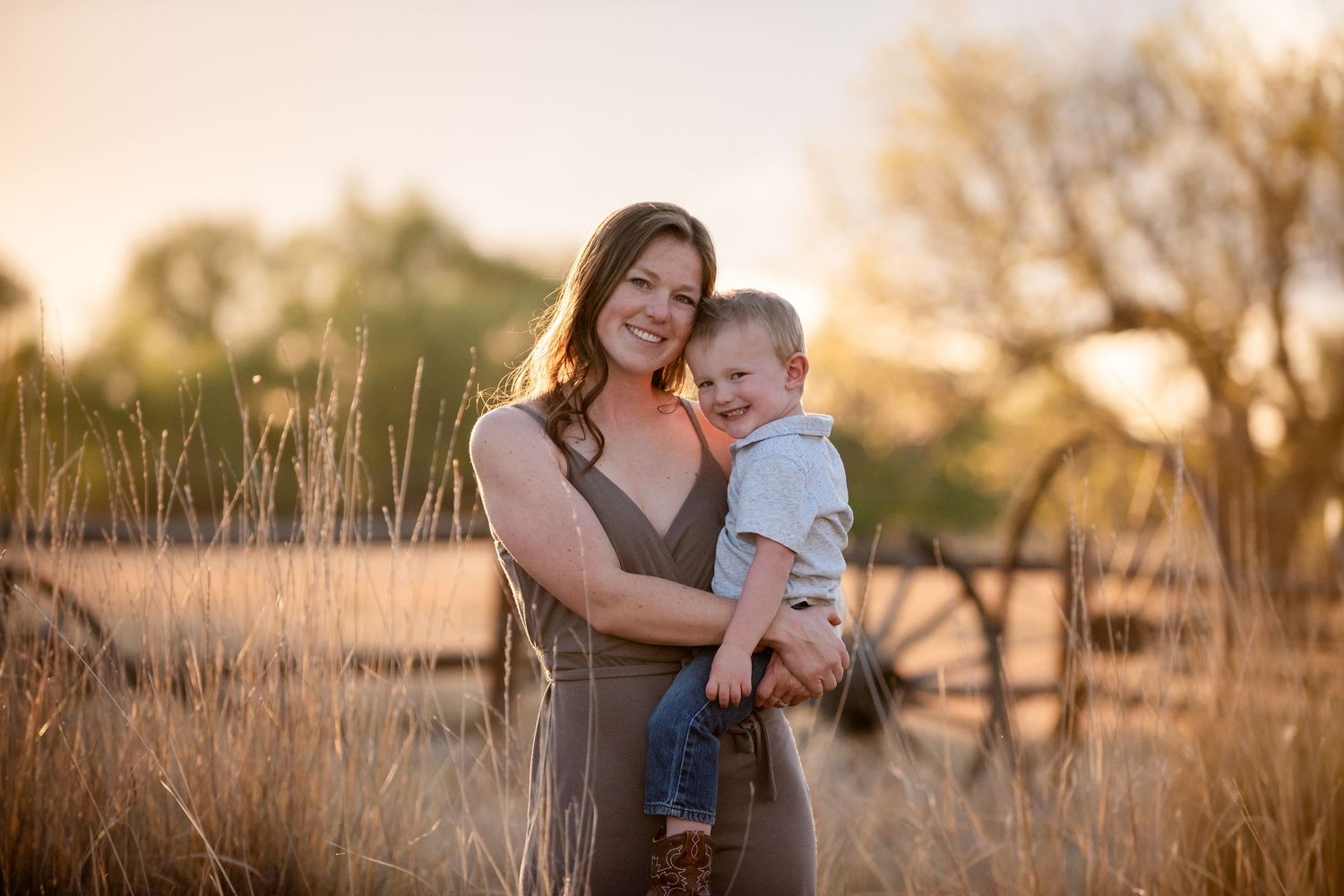 Family photography, pose near barn idea, true to life colors, Golden Hour at Sandstone Ranch, Longmont by Angelice Caballer