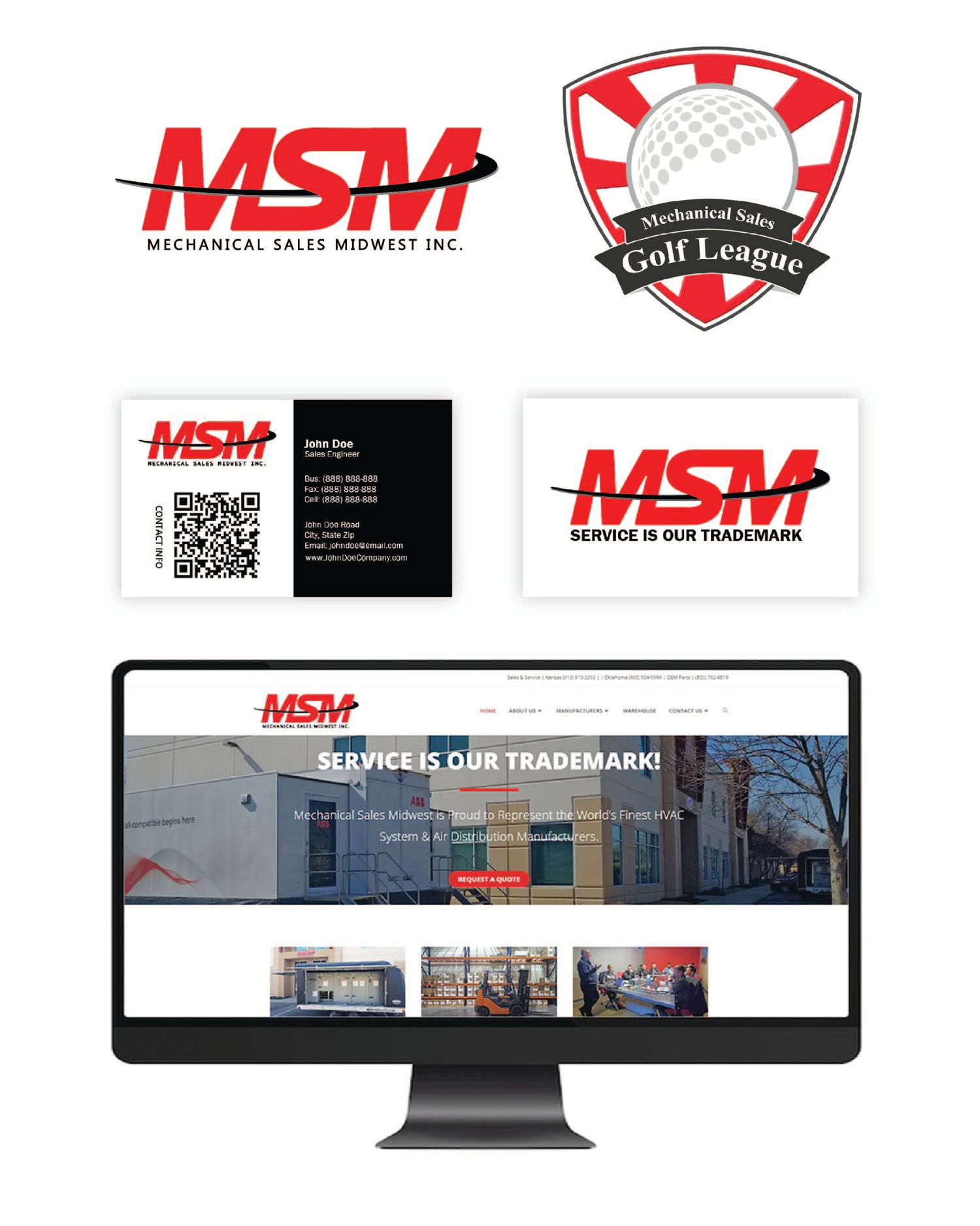 Small business logo and website branding package design Kansas City visual content studio services
