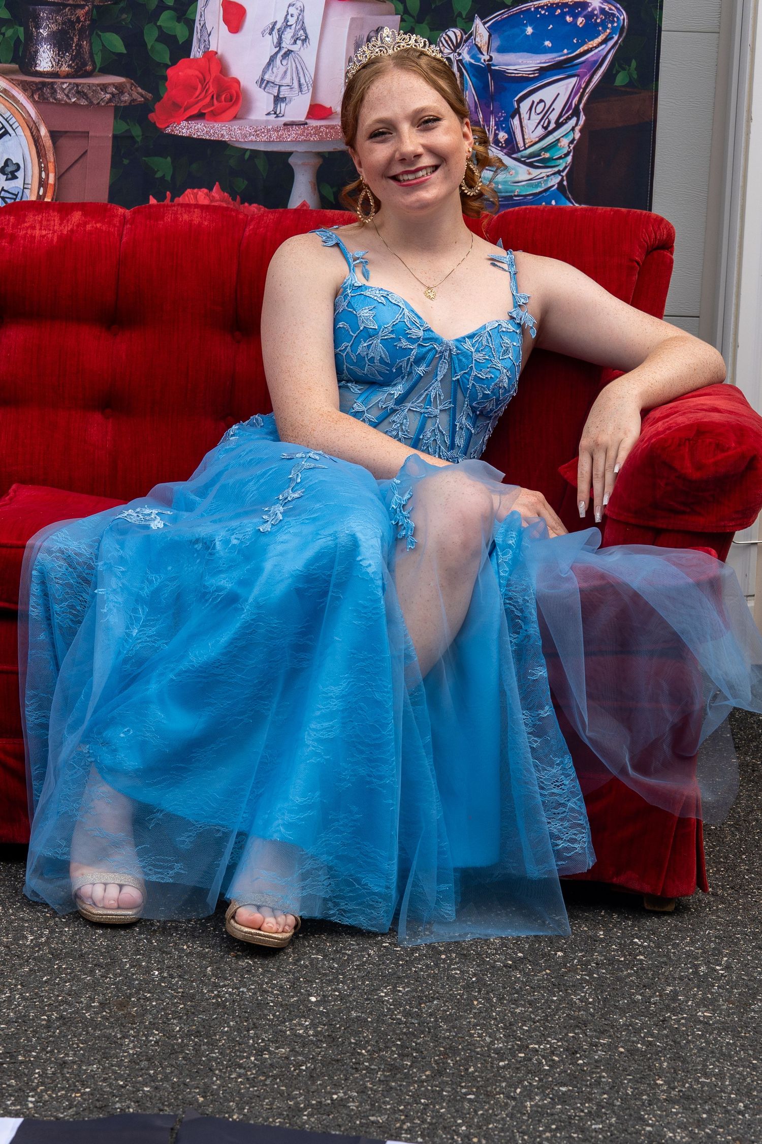 Beautiful Birthday Girl posed by her photographer. In Harford County Maryland Bel Air