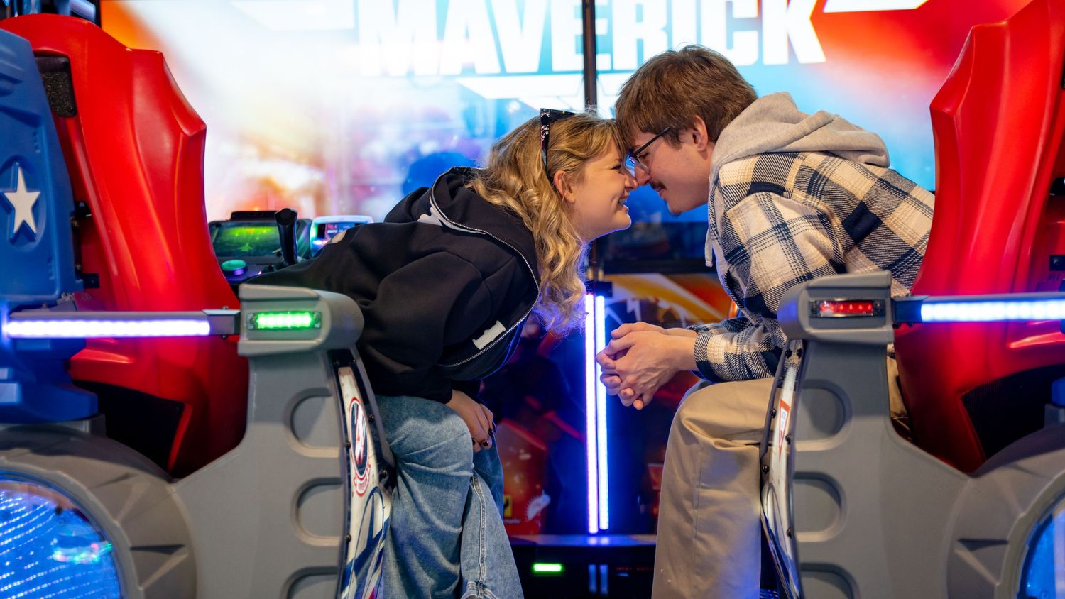Couple photoshoot at round1 Arcade in Towson Maryland ( Baltimore County)
