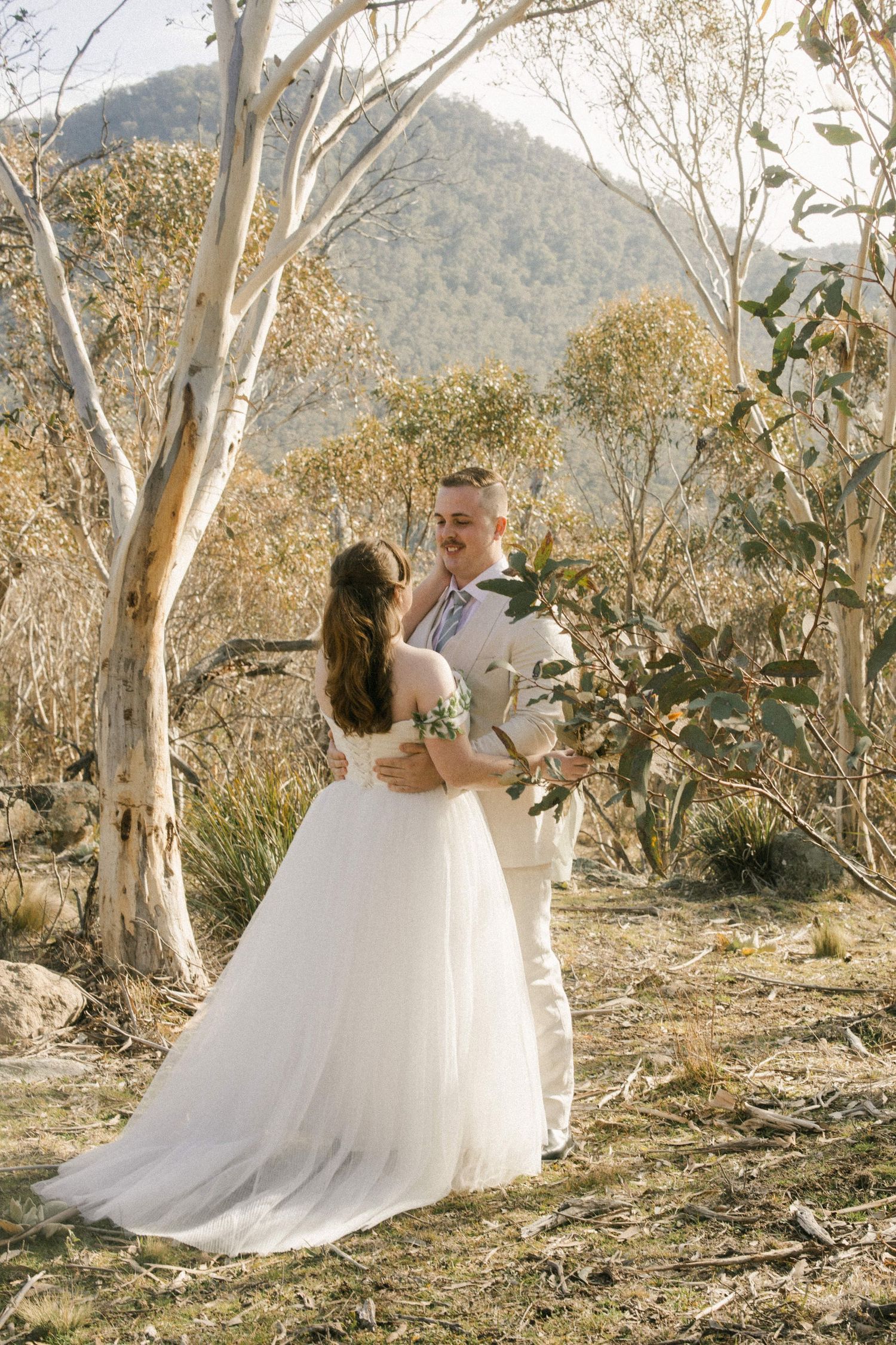 Kosciuszko National Park Snowy Mountains elopement photographed by Queensland wedding and elopement photographer from SEQ.