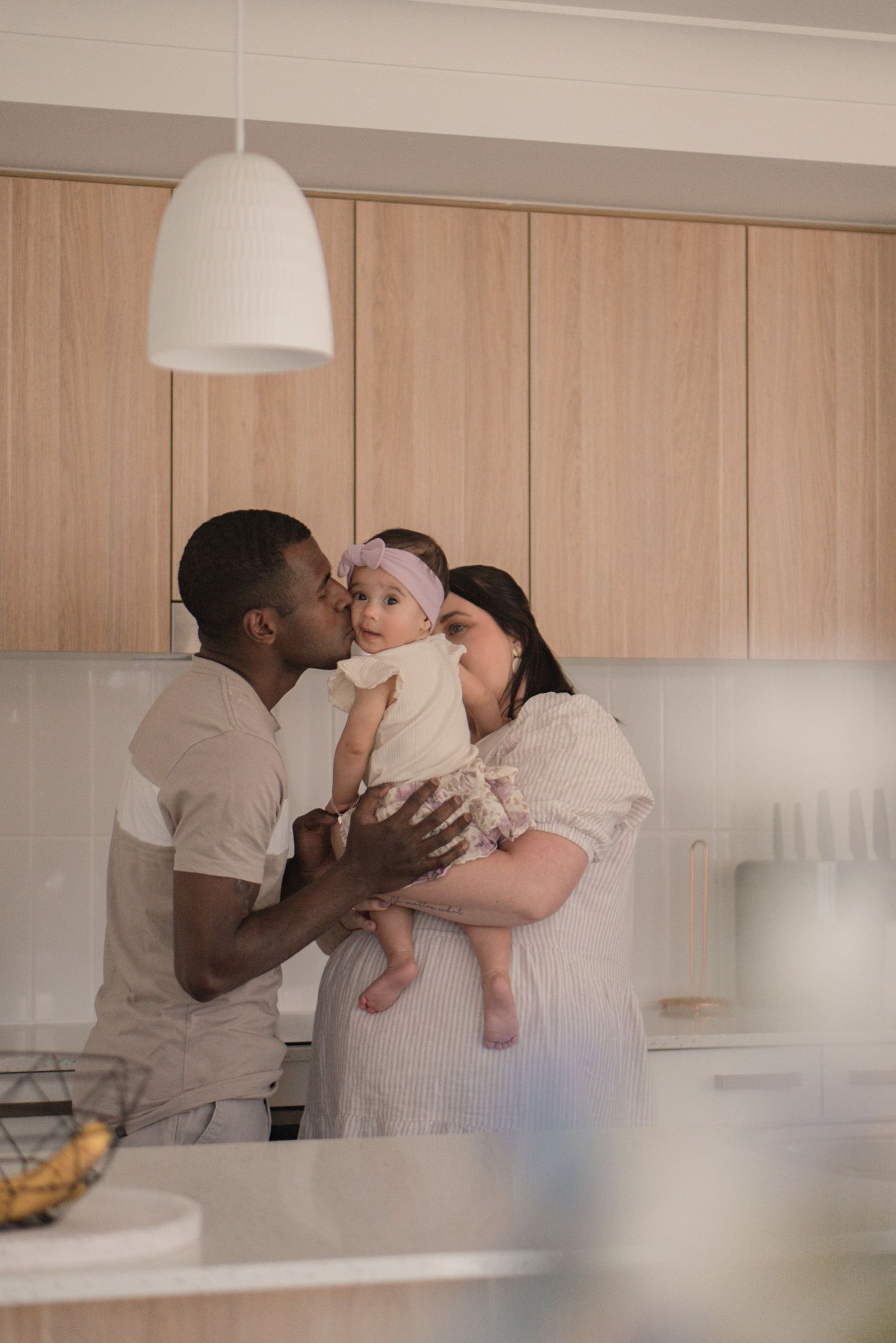Natural newborn portraits with soft window light. Family in Laidley, Lockyer Valley in-home, newbo
