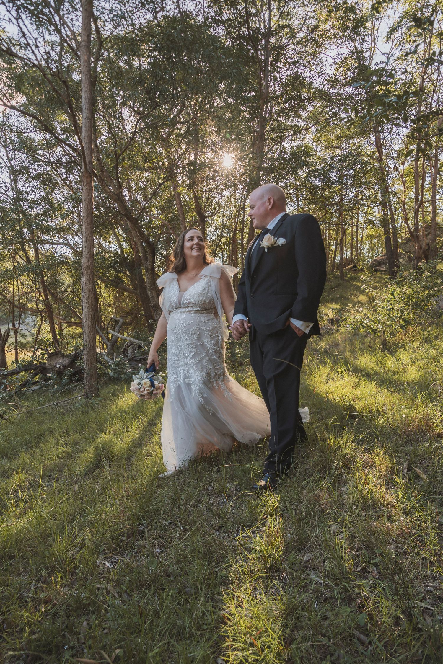 Natural posing for a wedding day at Keteka Hill Toowoomba Wedding photographed by Shae Imagery