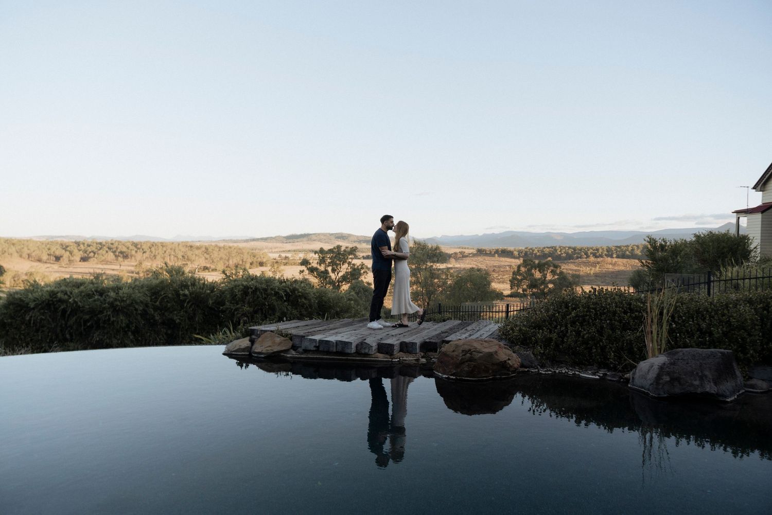 Proposal at Spicers Hidden Vale Grandchester Ipswich, Mountain backdrop proposal.