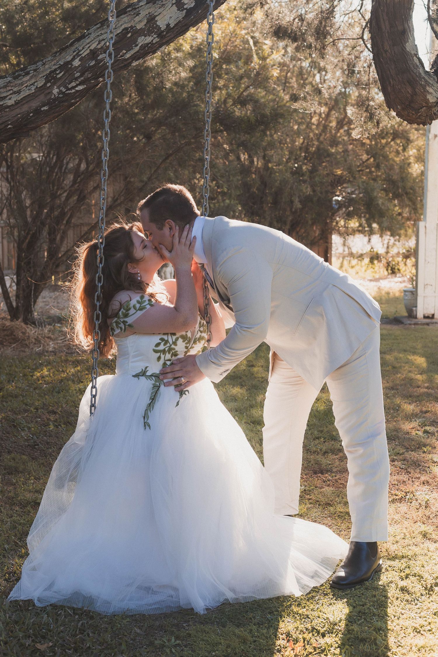 Rustic Esk wedding reception venue Holy Red Deer Estate captured by Queensland wedding photographer.