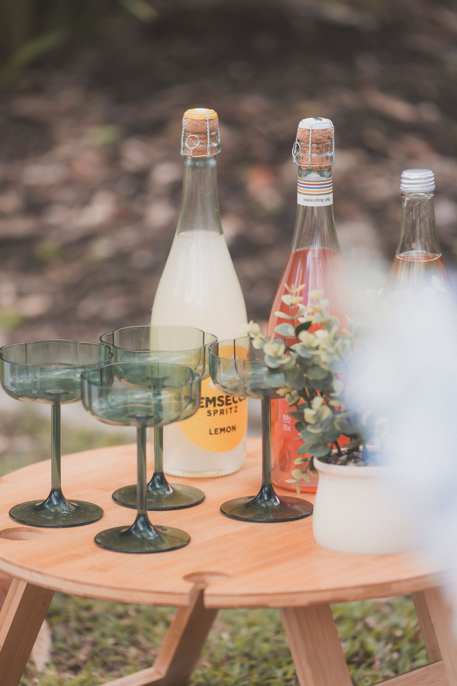 Floral setup and ceremony styling for a surprise vow renewal at Noosa Botanical Gardens, styled and photographed on the Sunshine Coast.