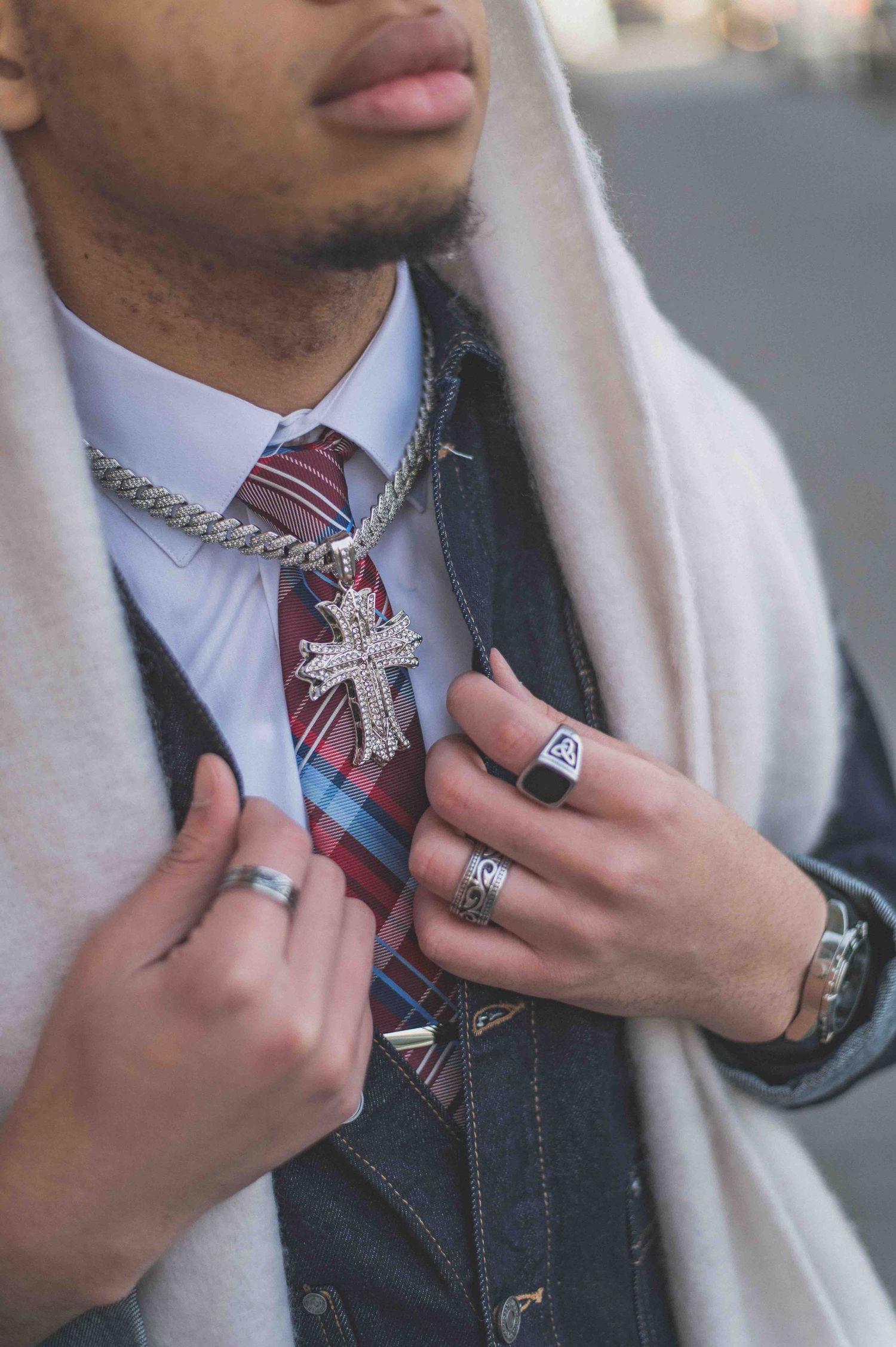 Fashion shoot of a man in downtown Kamloops. Urban street style photography for BC-based brands in the Thompson-Okanagan region by a local.