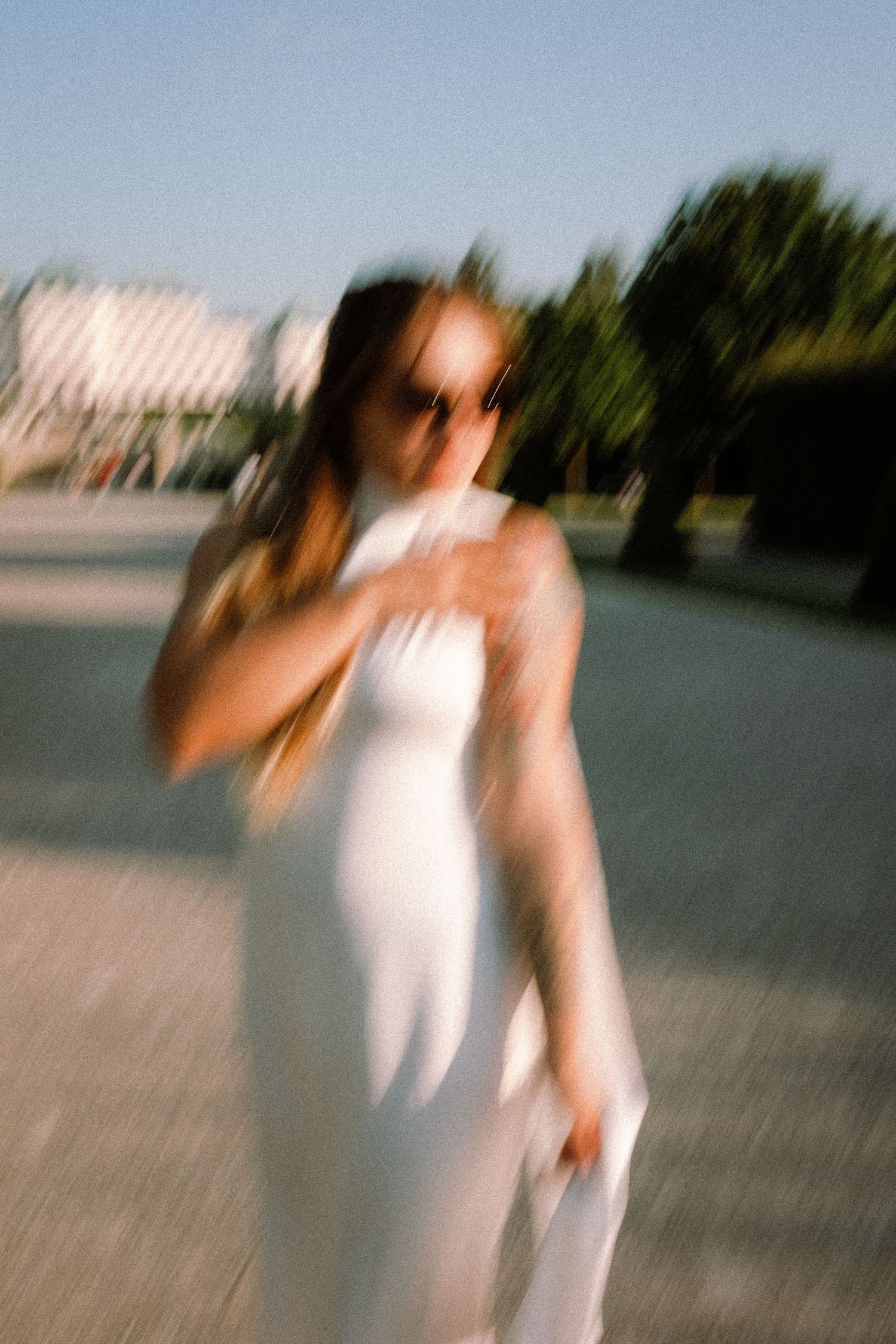 Portrait photoshoot at Belvedere Palace in Vienna