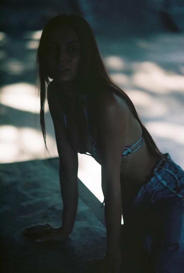 Moody silhouette photo captured at dusk showing dramatic lighting and shadows.