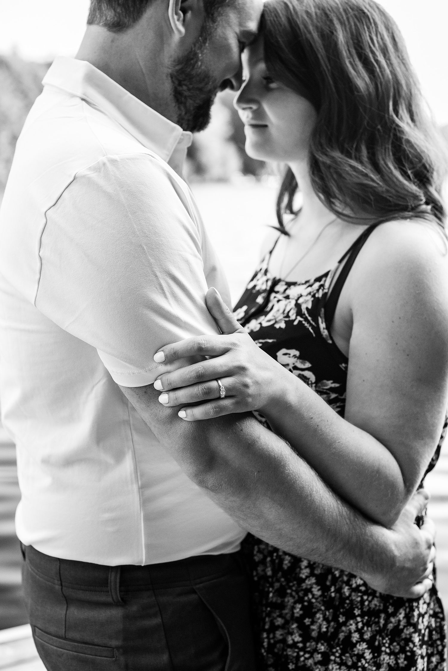 Couples dancing together in formal attire at an event, with the dancers shown from the waist down.