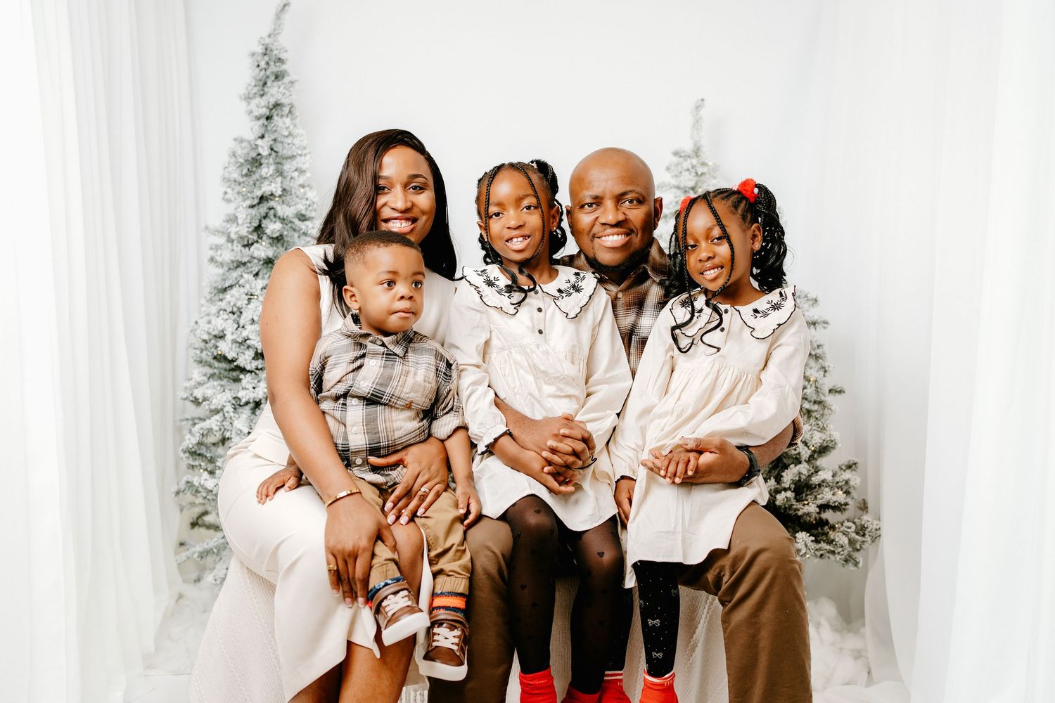 Winter holiday portraits