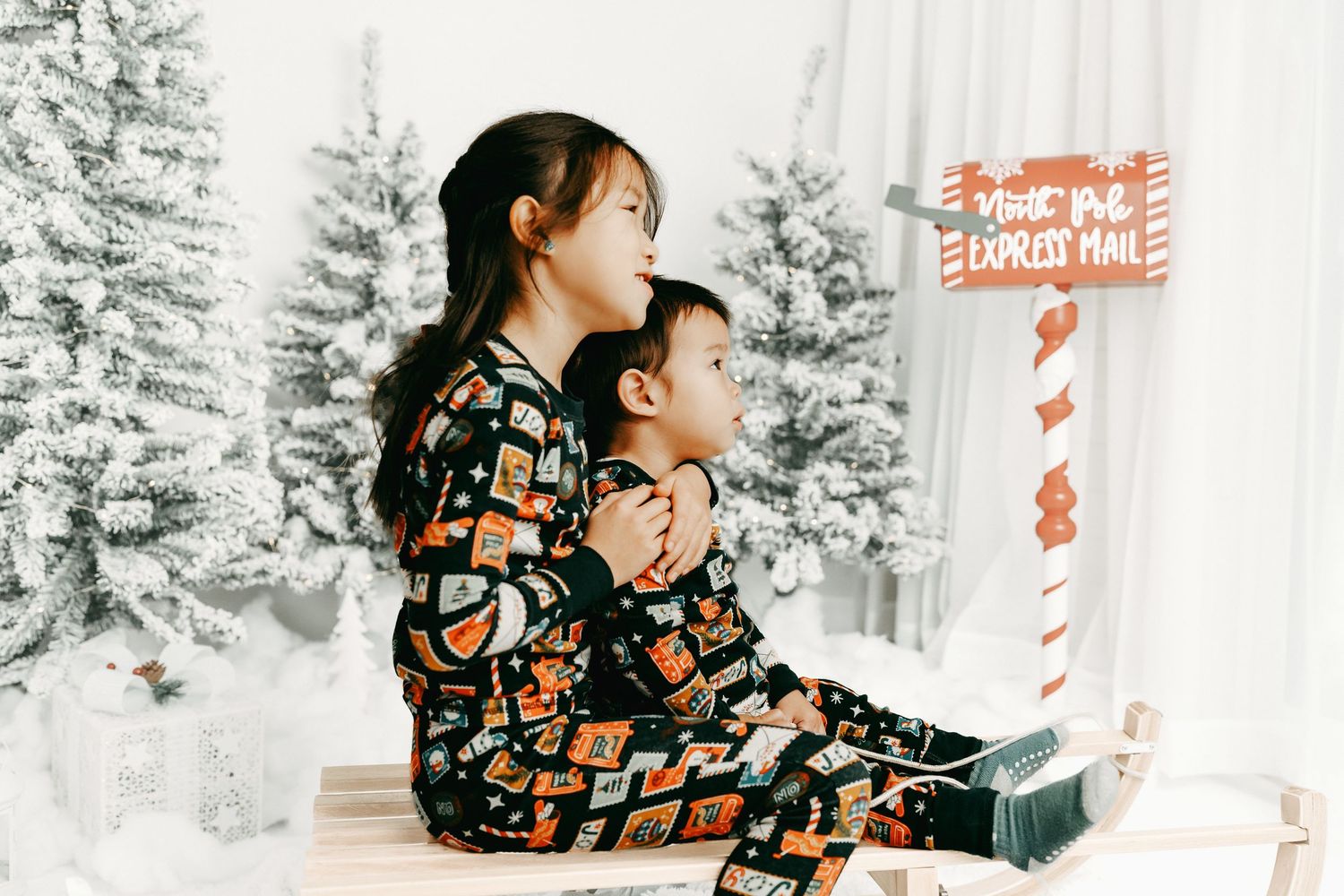 Winter holiday portraits