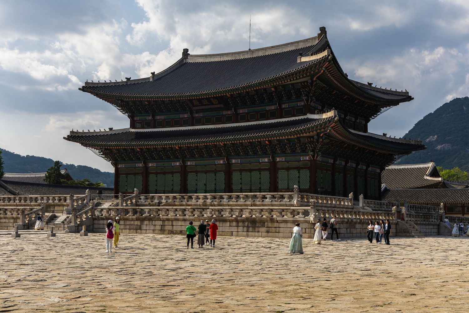 Gyeongbokgung palace in Seoul, South Korea