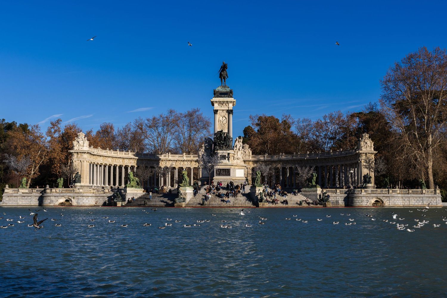 Parque El Retiro, in Madrid, Spain