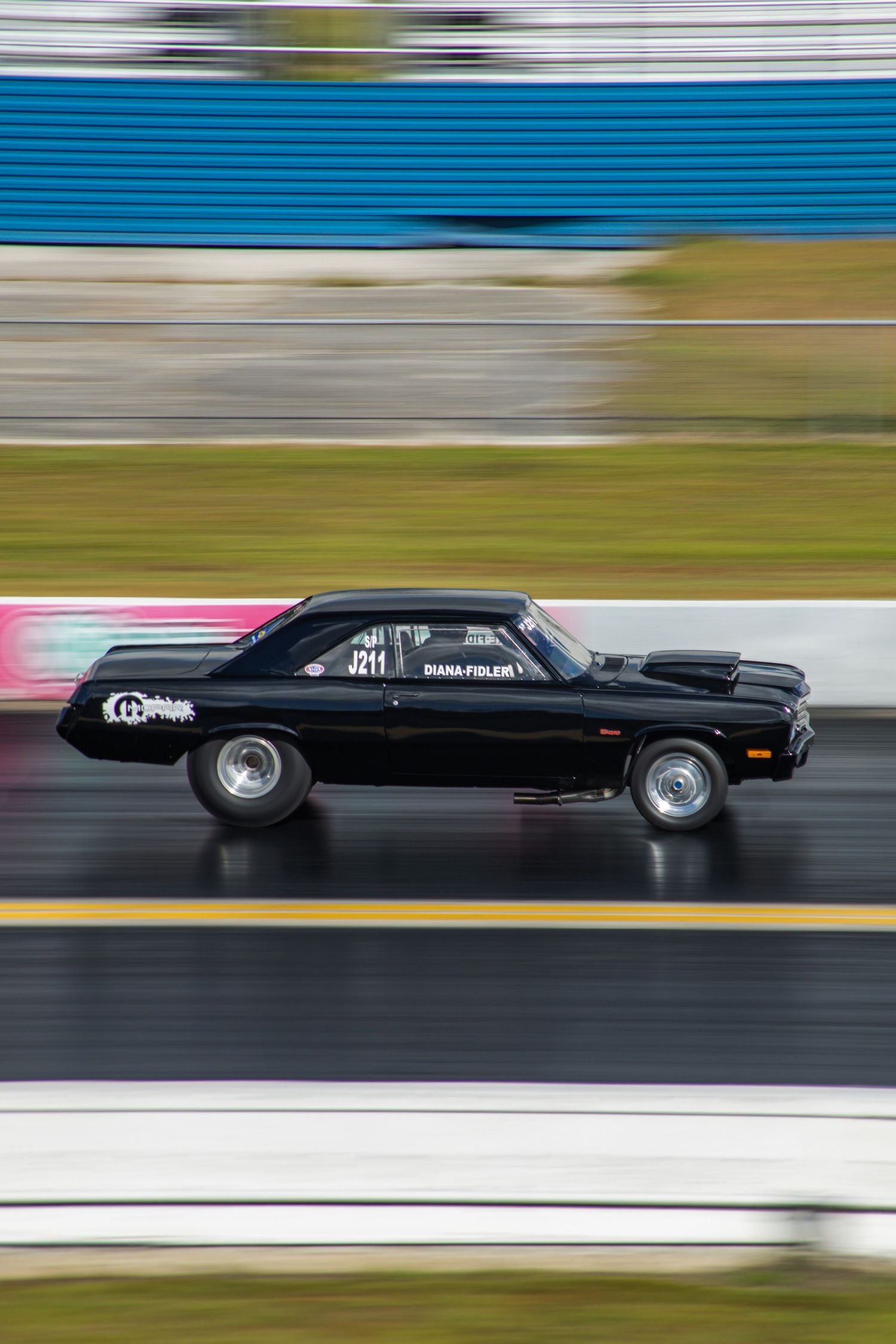 Motorsport action photo at the Gainesville Raceway