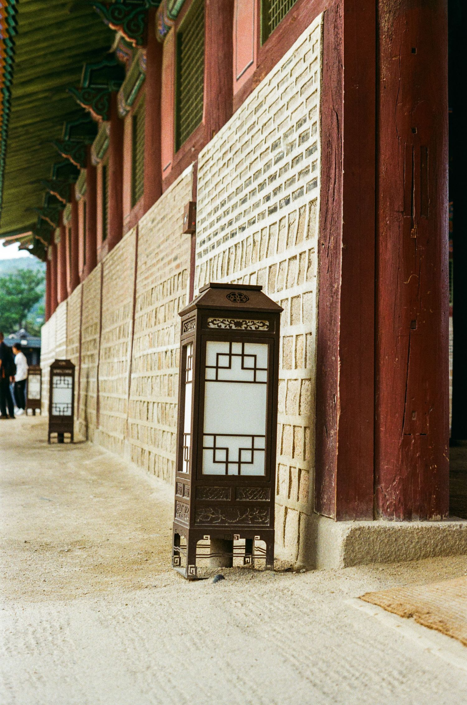 35mm film photo at the Gyeongbokgung Palace in Seoul, South Korea