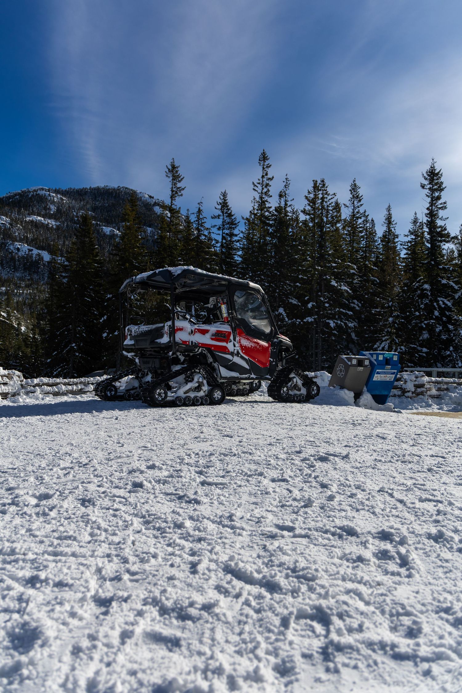 Snowmobile in Surrey, BC, Canada