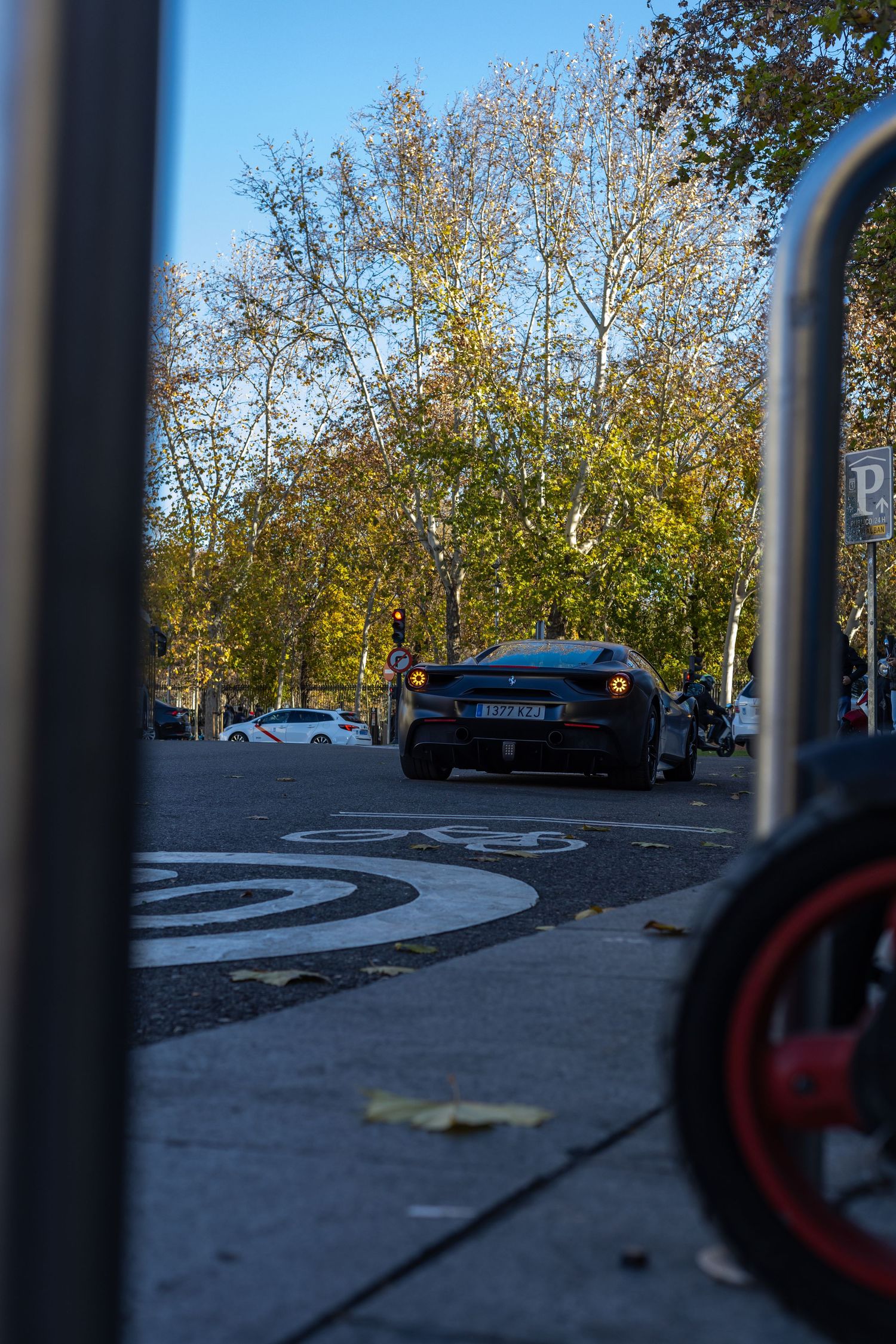 Ferrari in Madrid, Spain