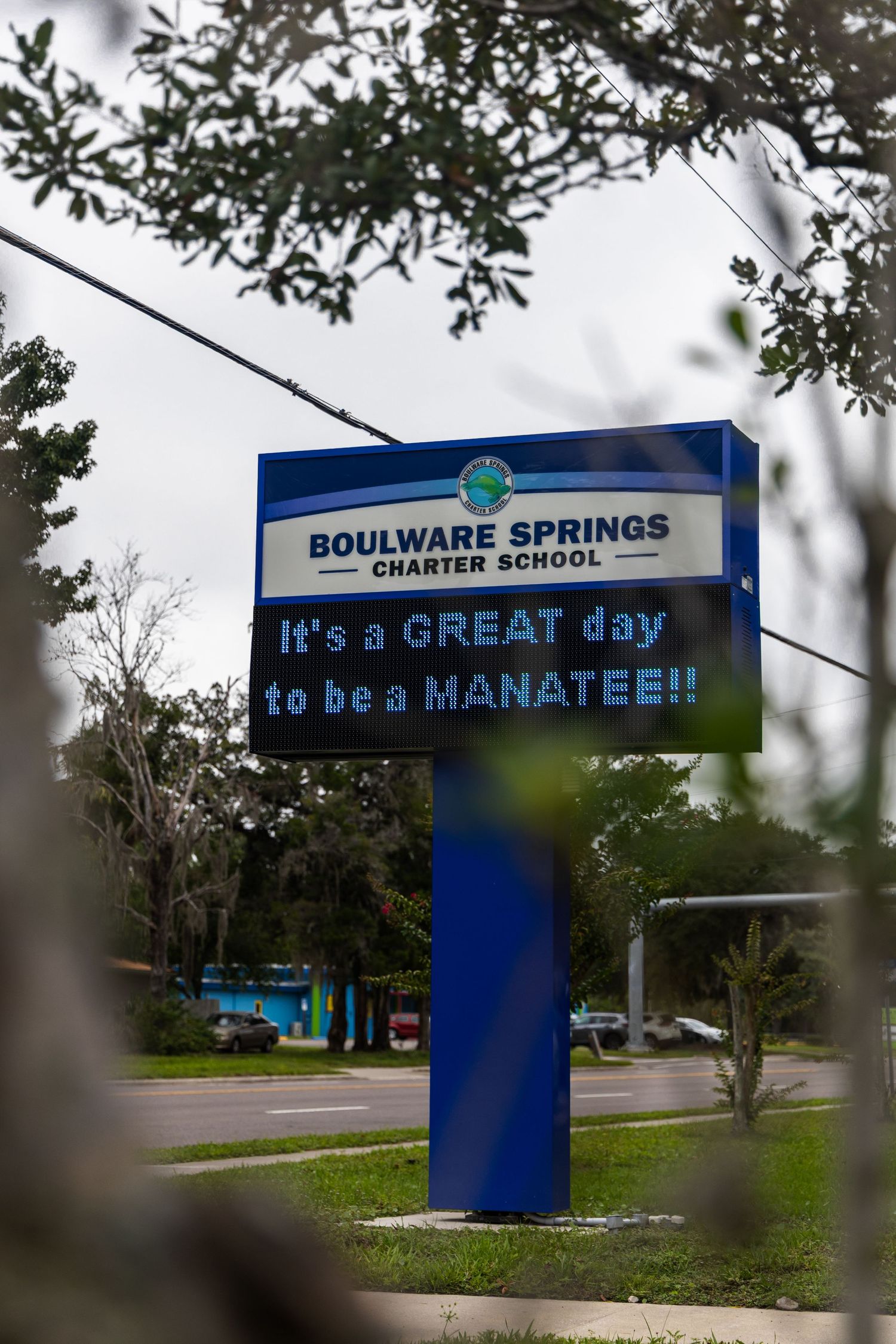 Boulware Springs Charter School Sign