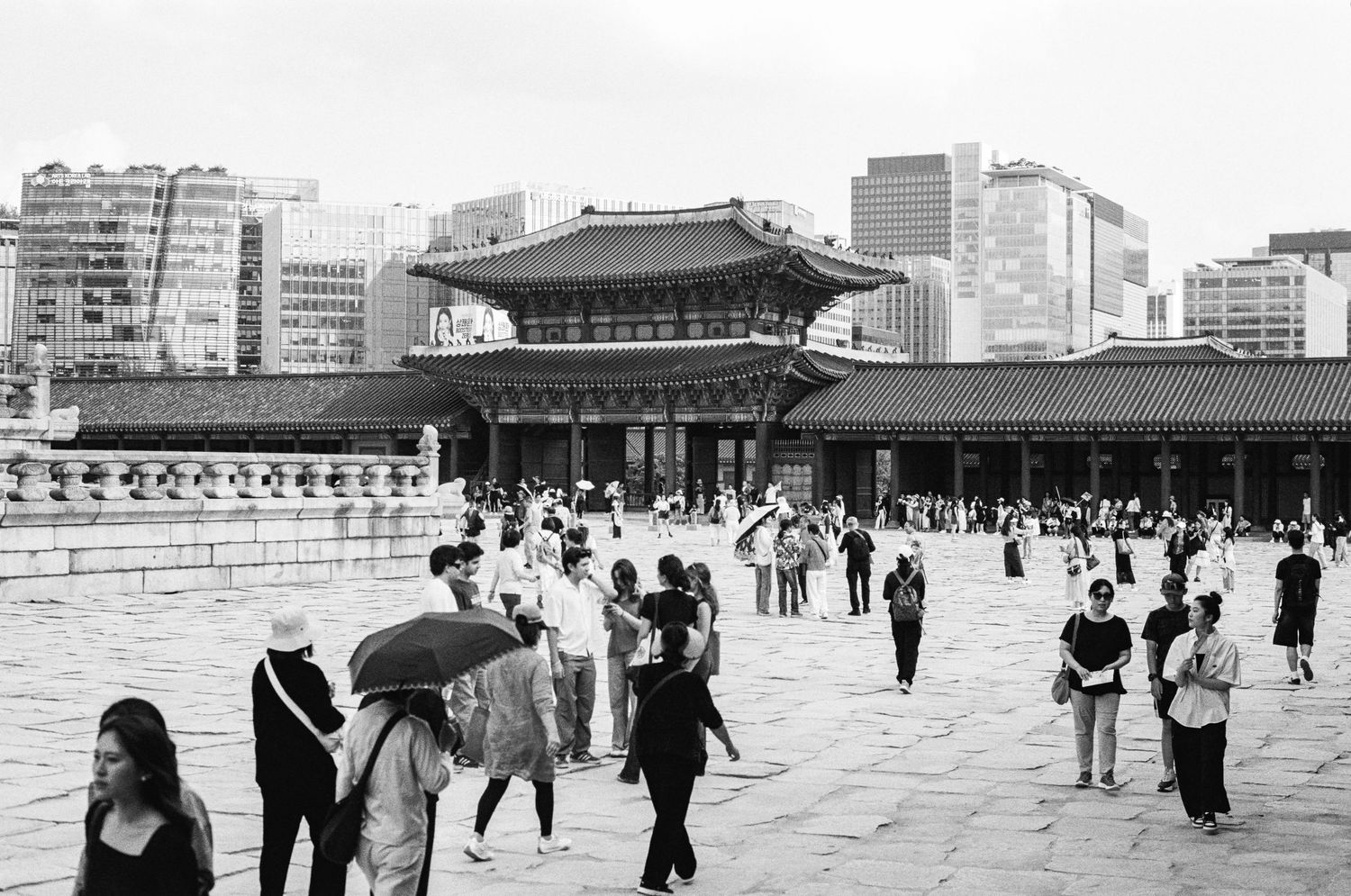 35mm film photo at the Gyeongbokgung Palace in Seoul, South Korea