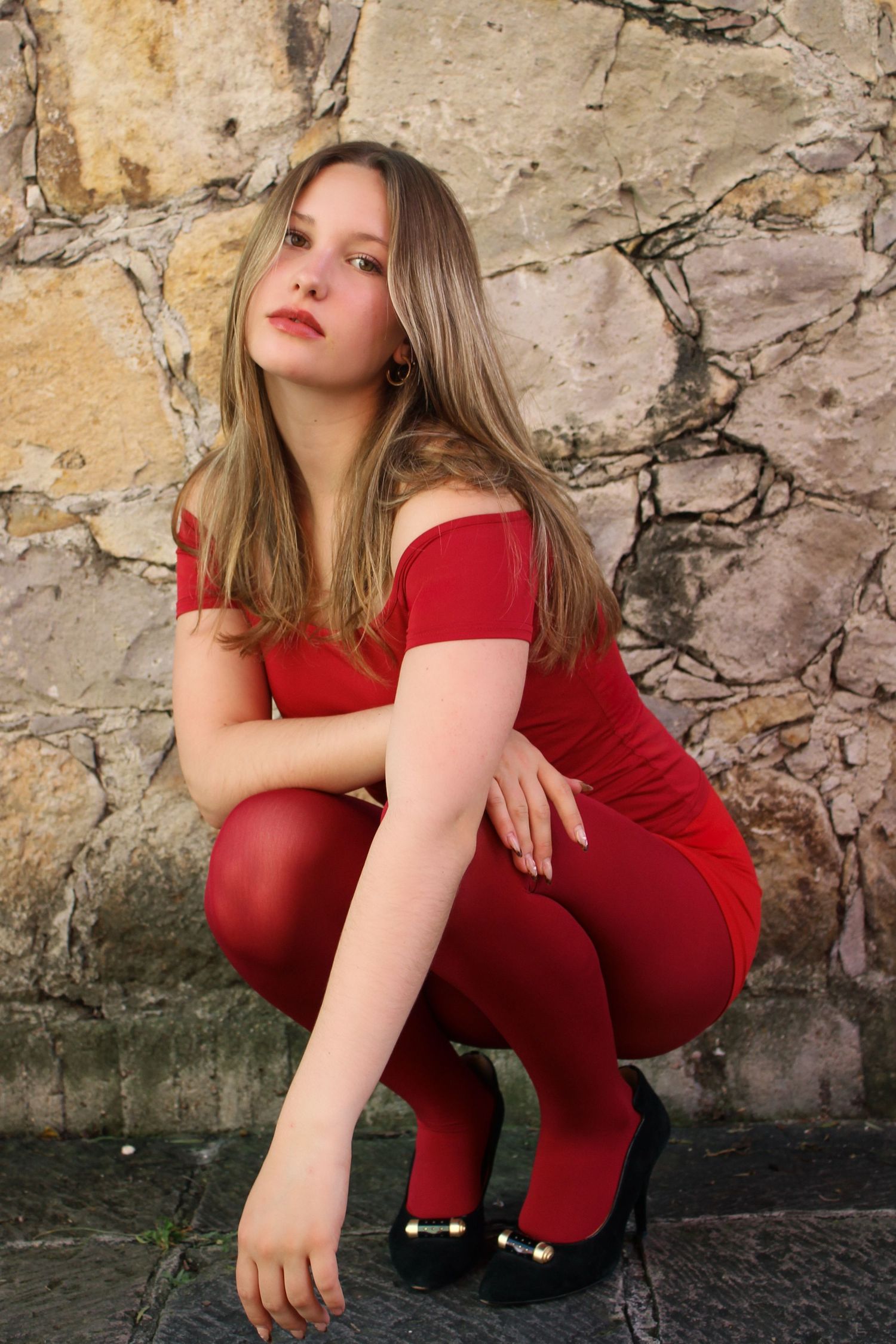 girl in red